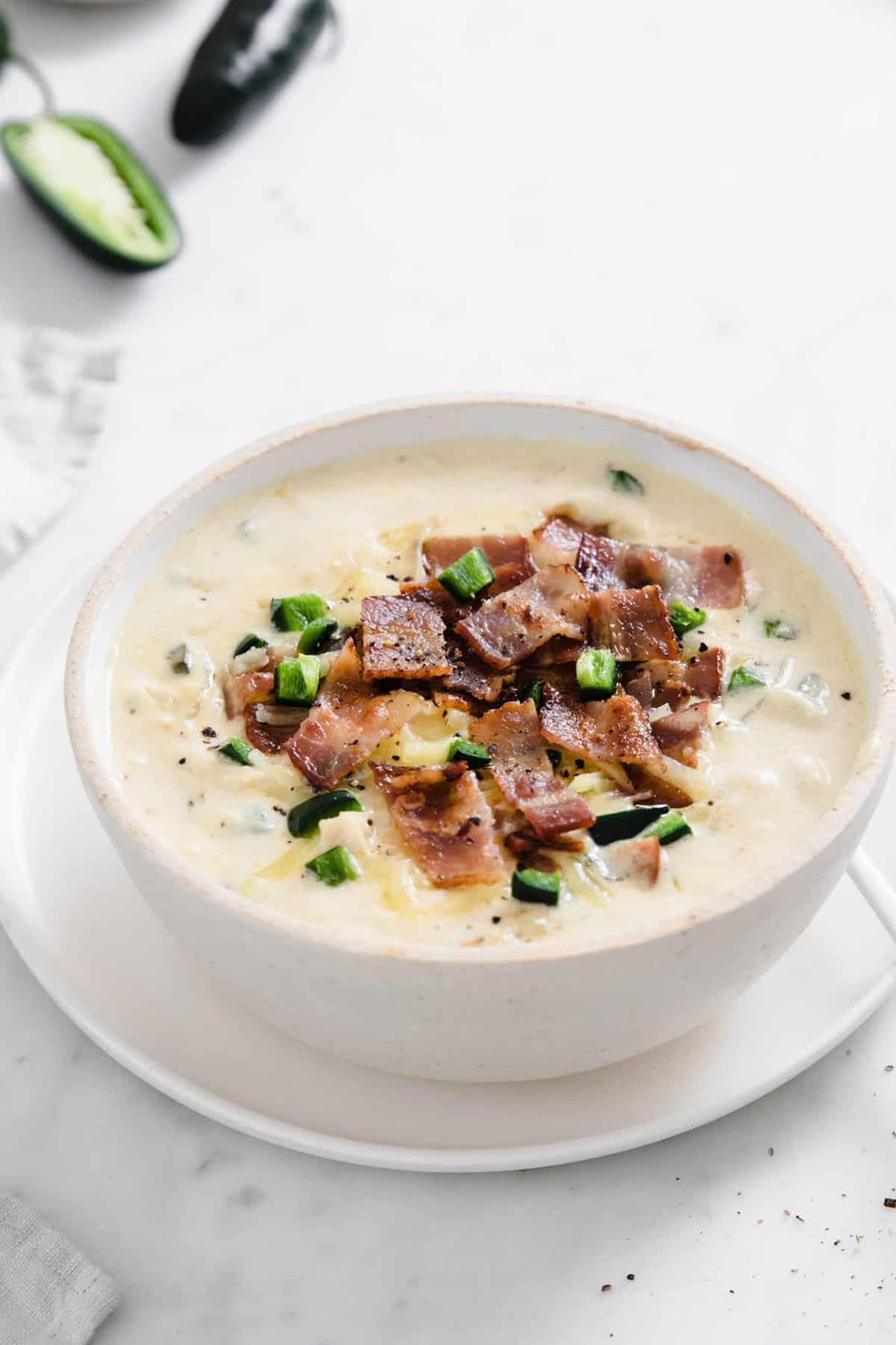 Jalapeno Popper Chicken Soup