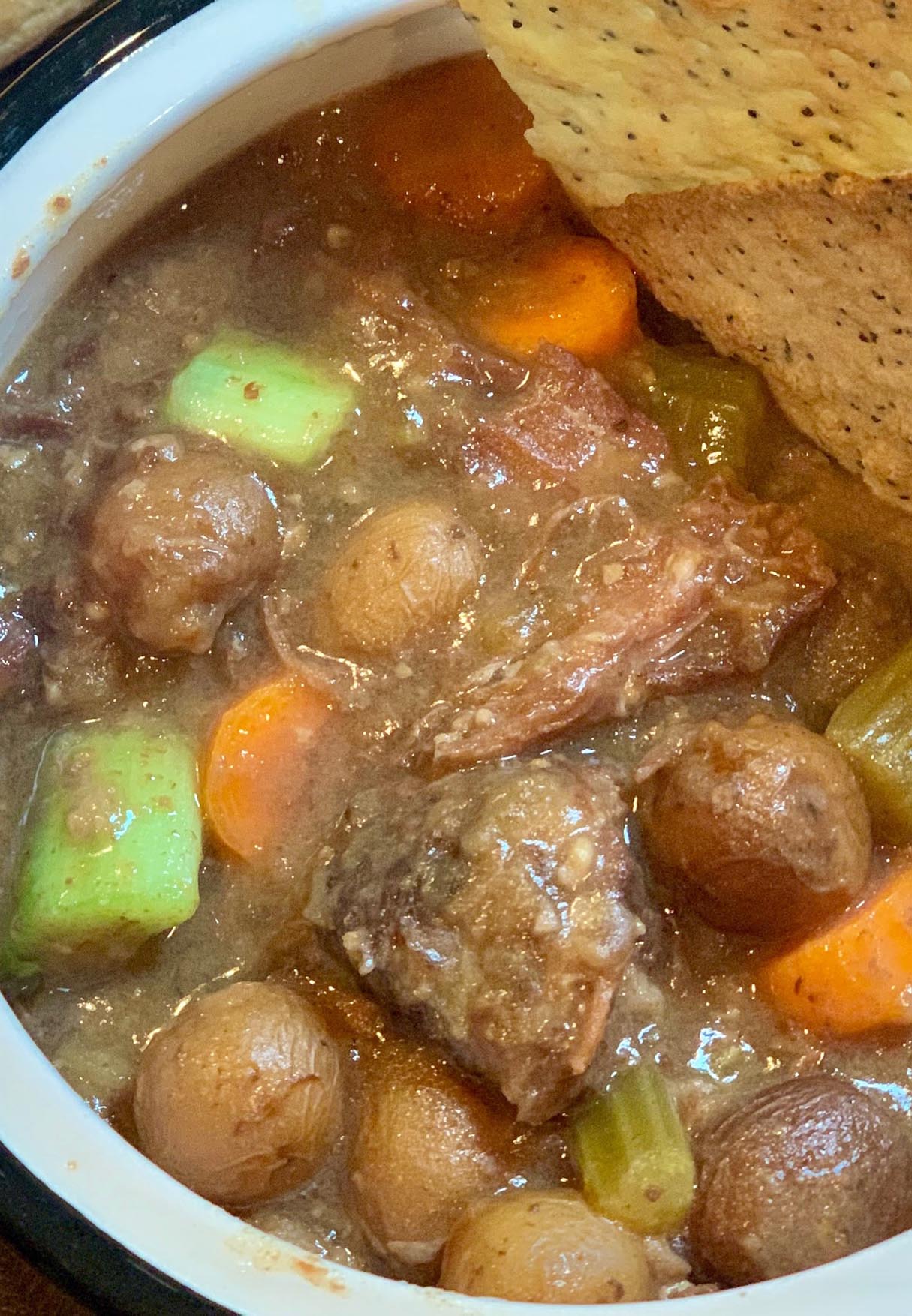 Lazy Slow Cooker Beef Stew