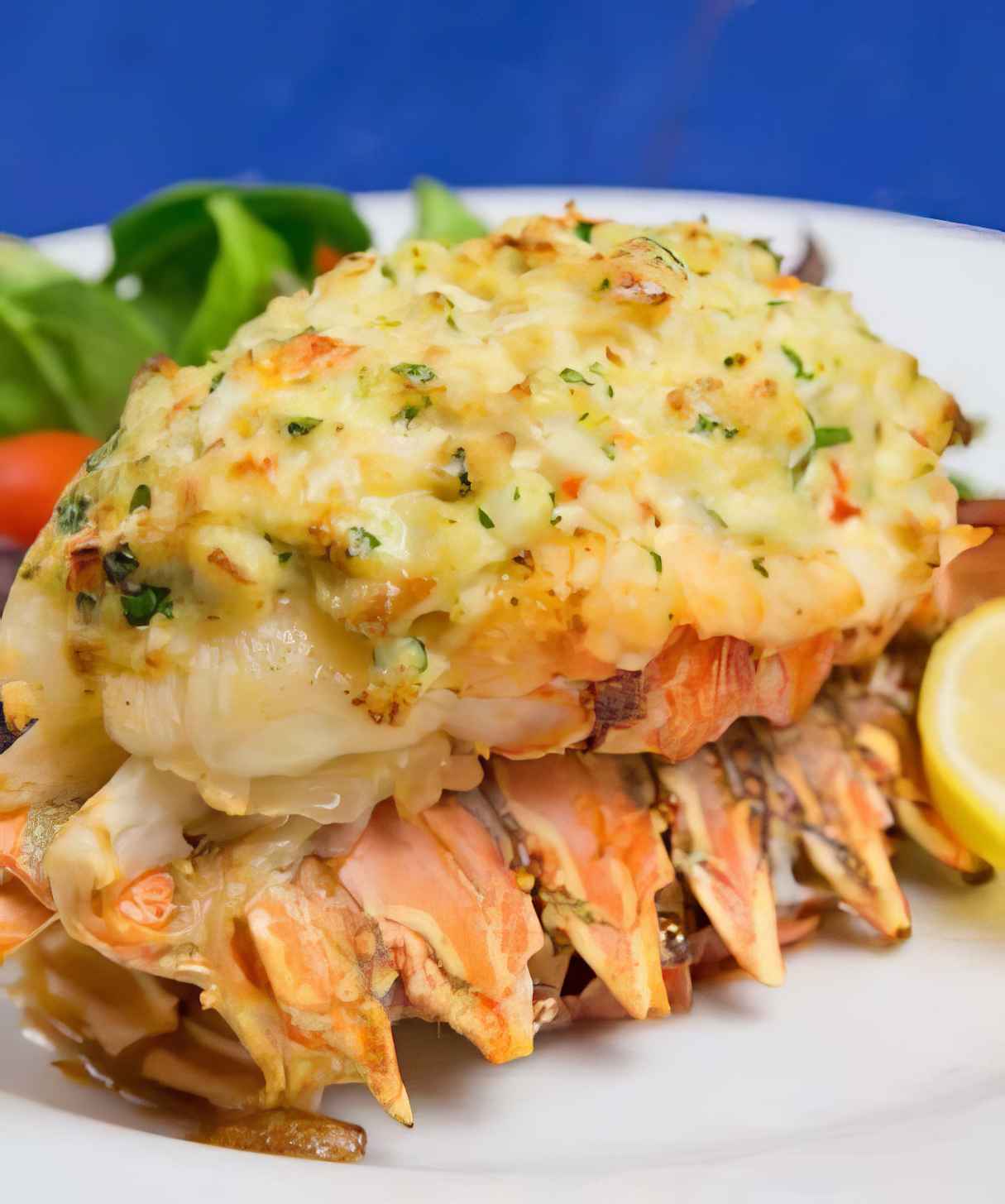 Lobster Stuffed With Crab Imperial