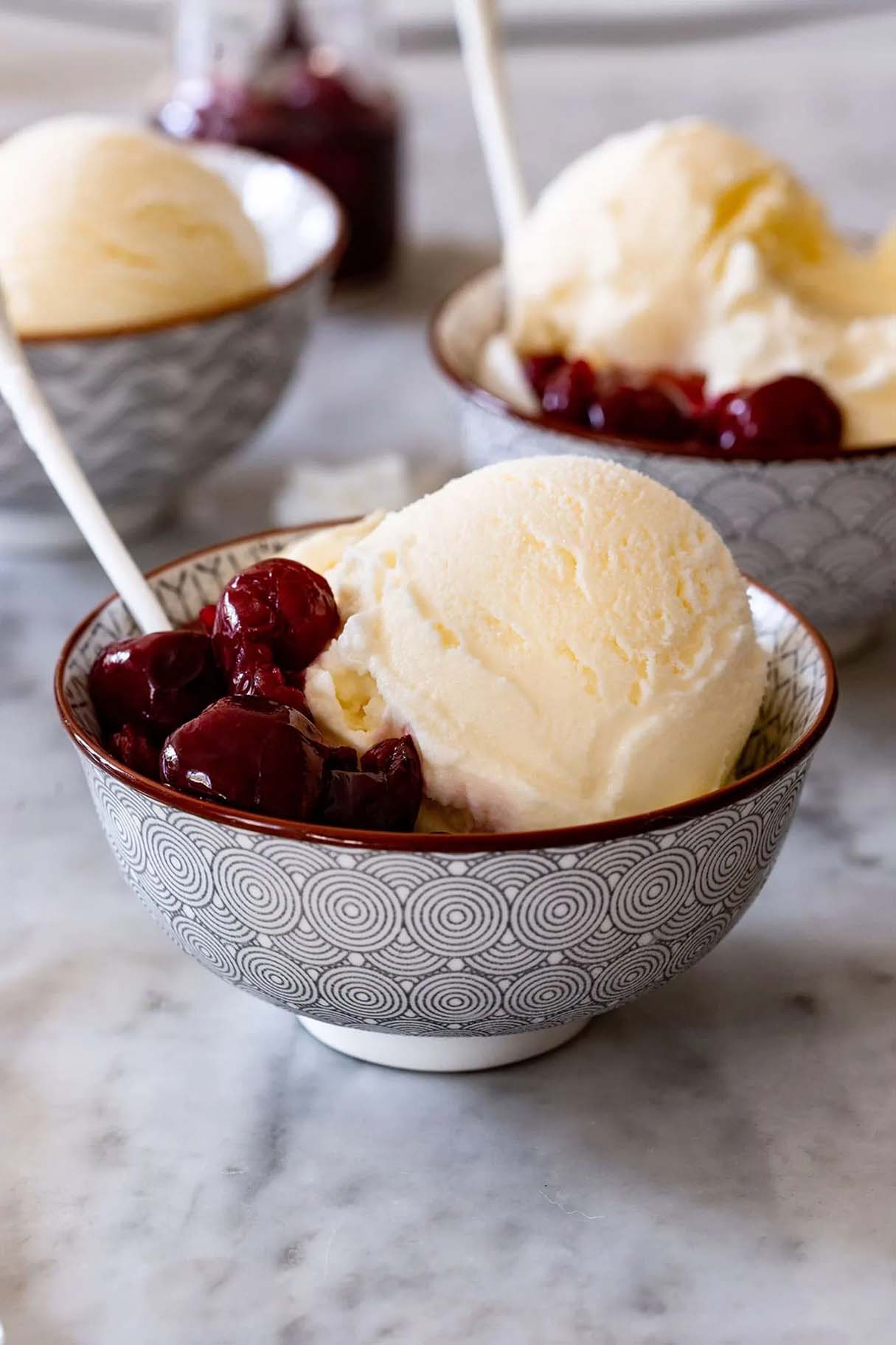 Mascarpone Ice Cream With Egg Yolks