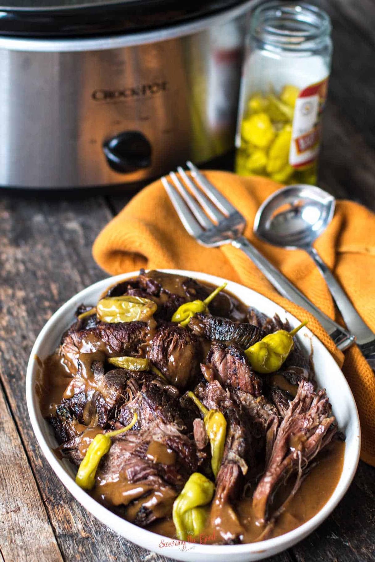 Mississippi Pot Roast (Crockpot Recipe)