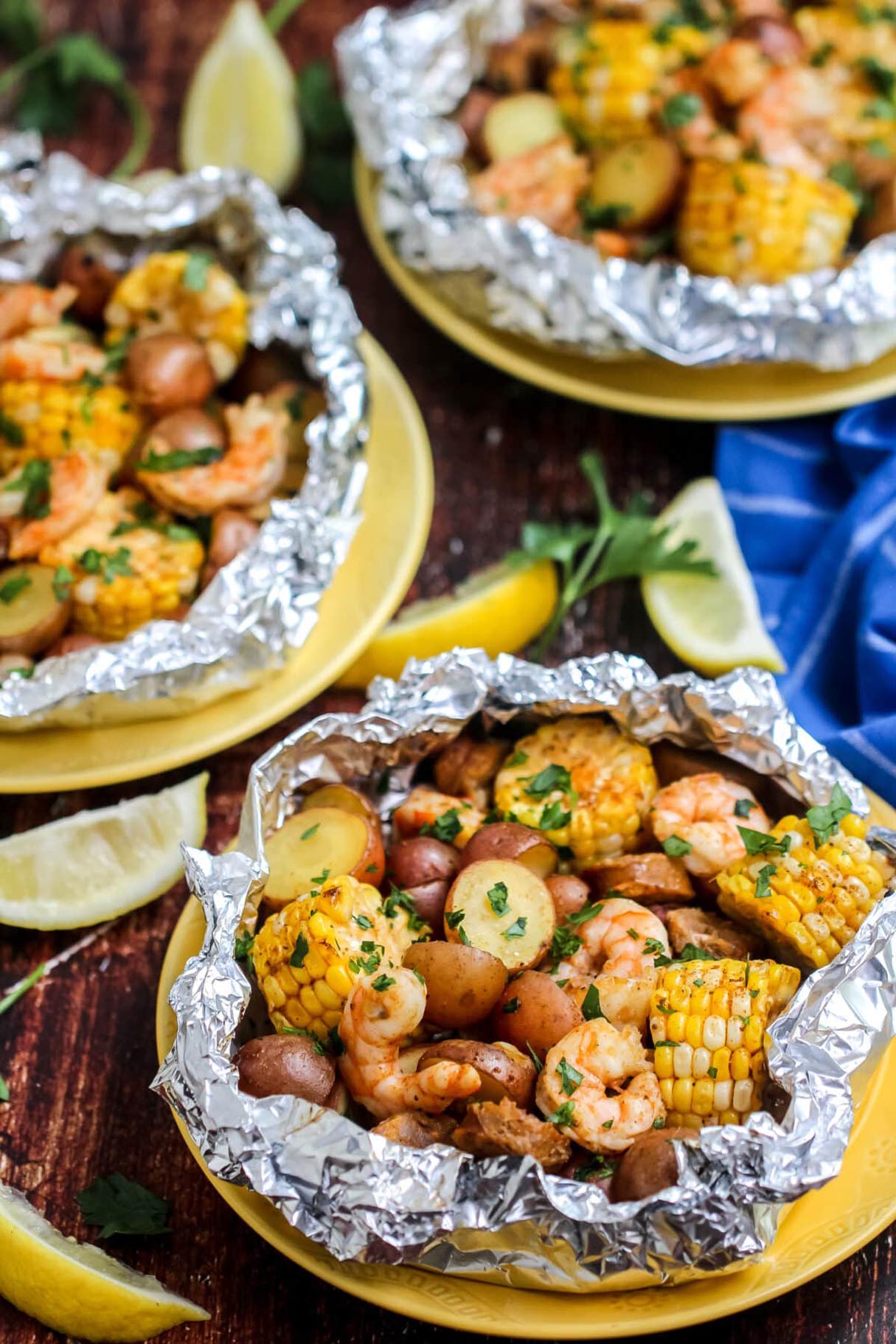 Shrimp Boil Foil Packets