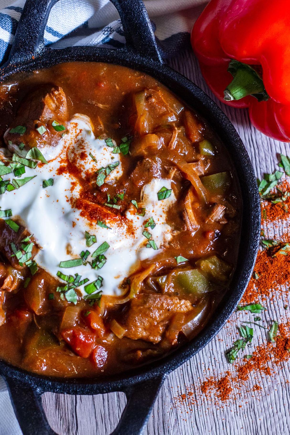 Slow Cooker Beef Goulash