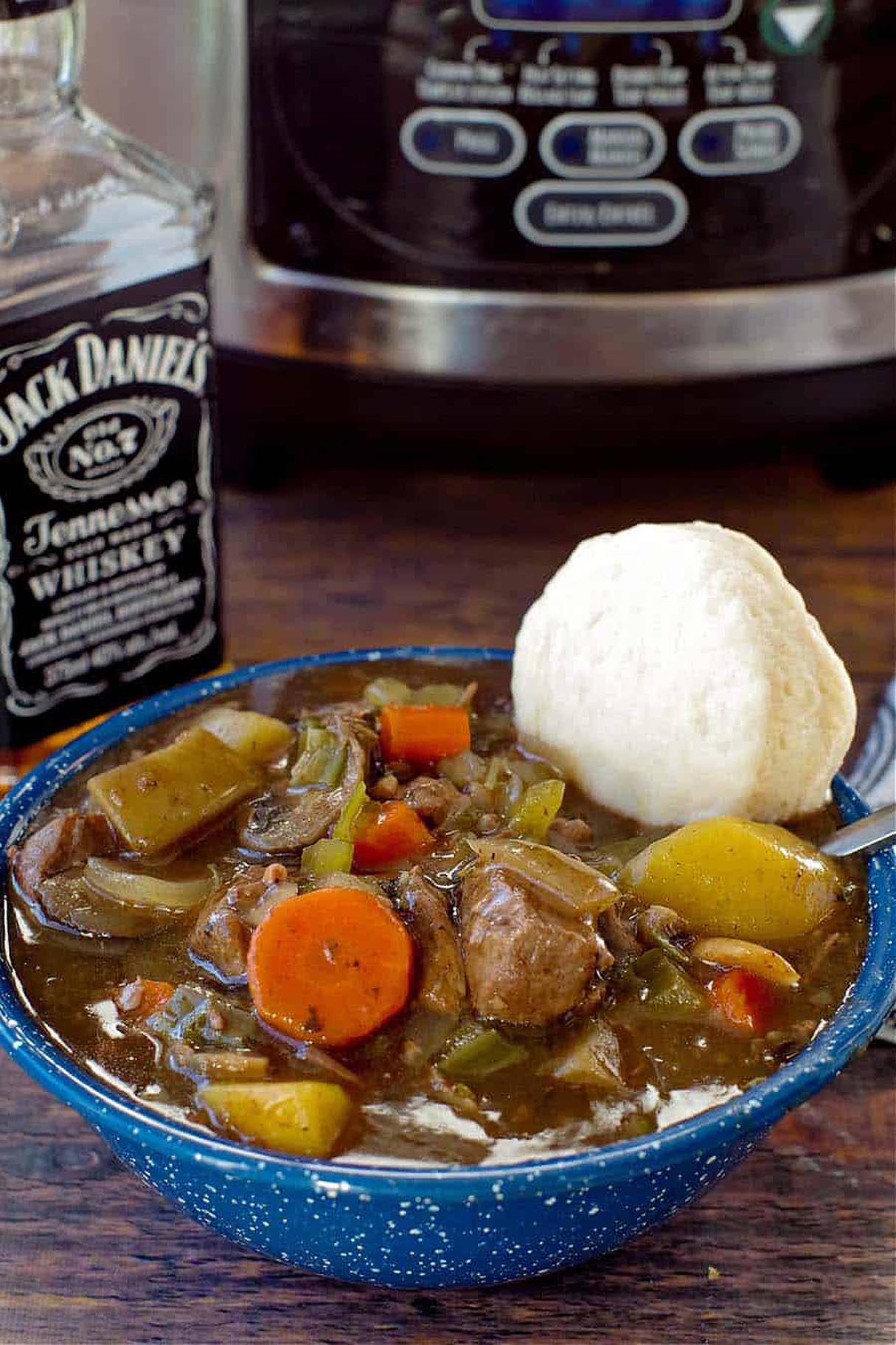 Slow Cooker Beef Stew Recipe (With Whiskey)