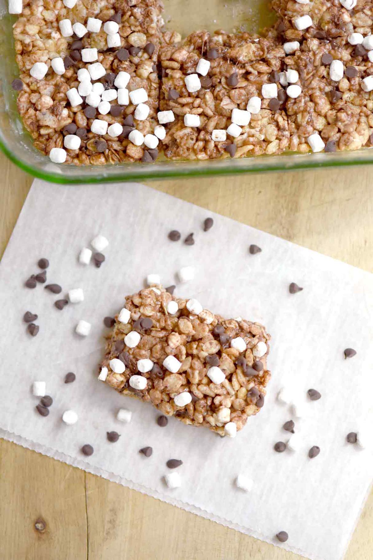 S’mores Rice Crispy Oatmeal Treats