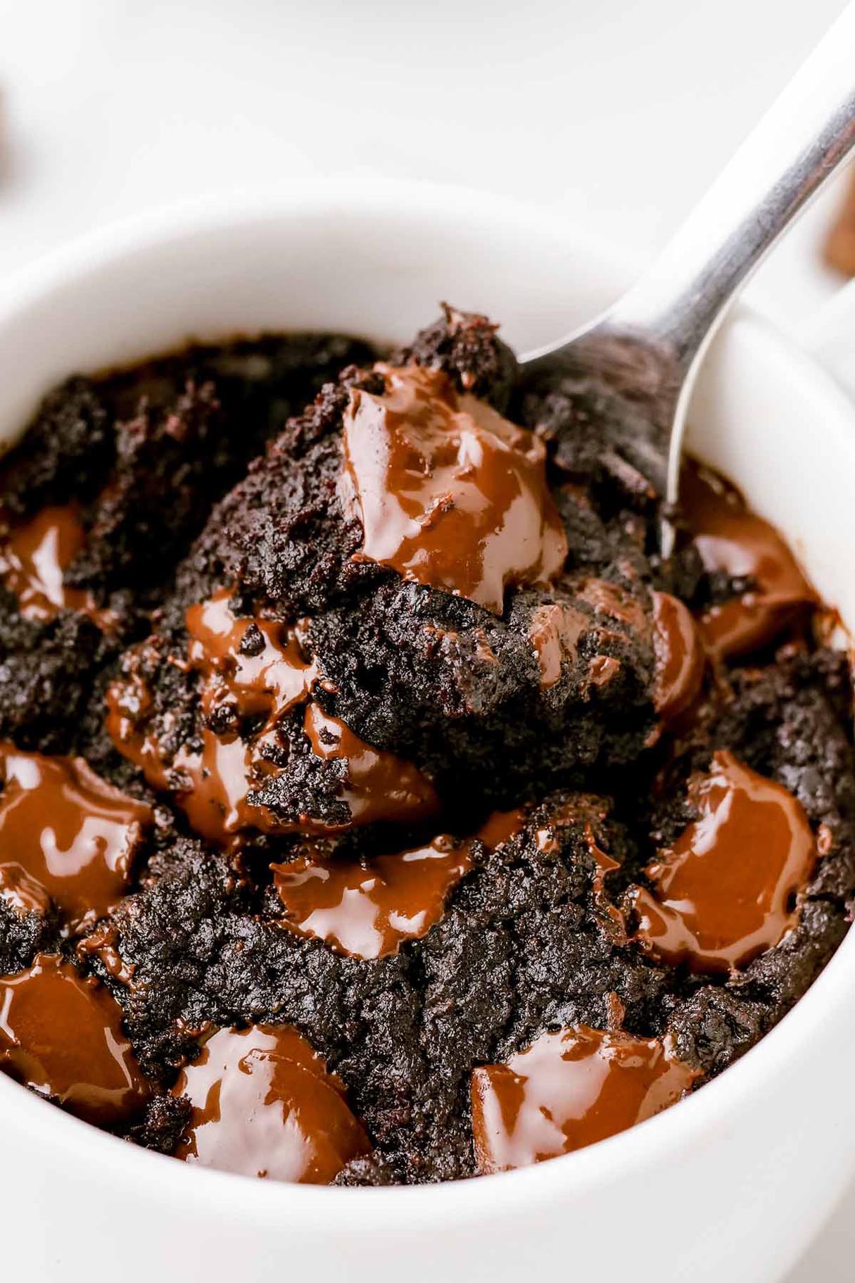 Vegan Mug Brownie (Super Gooey With The Perfect Texture! GF option)