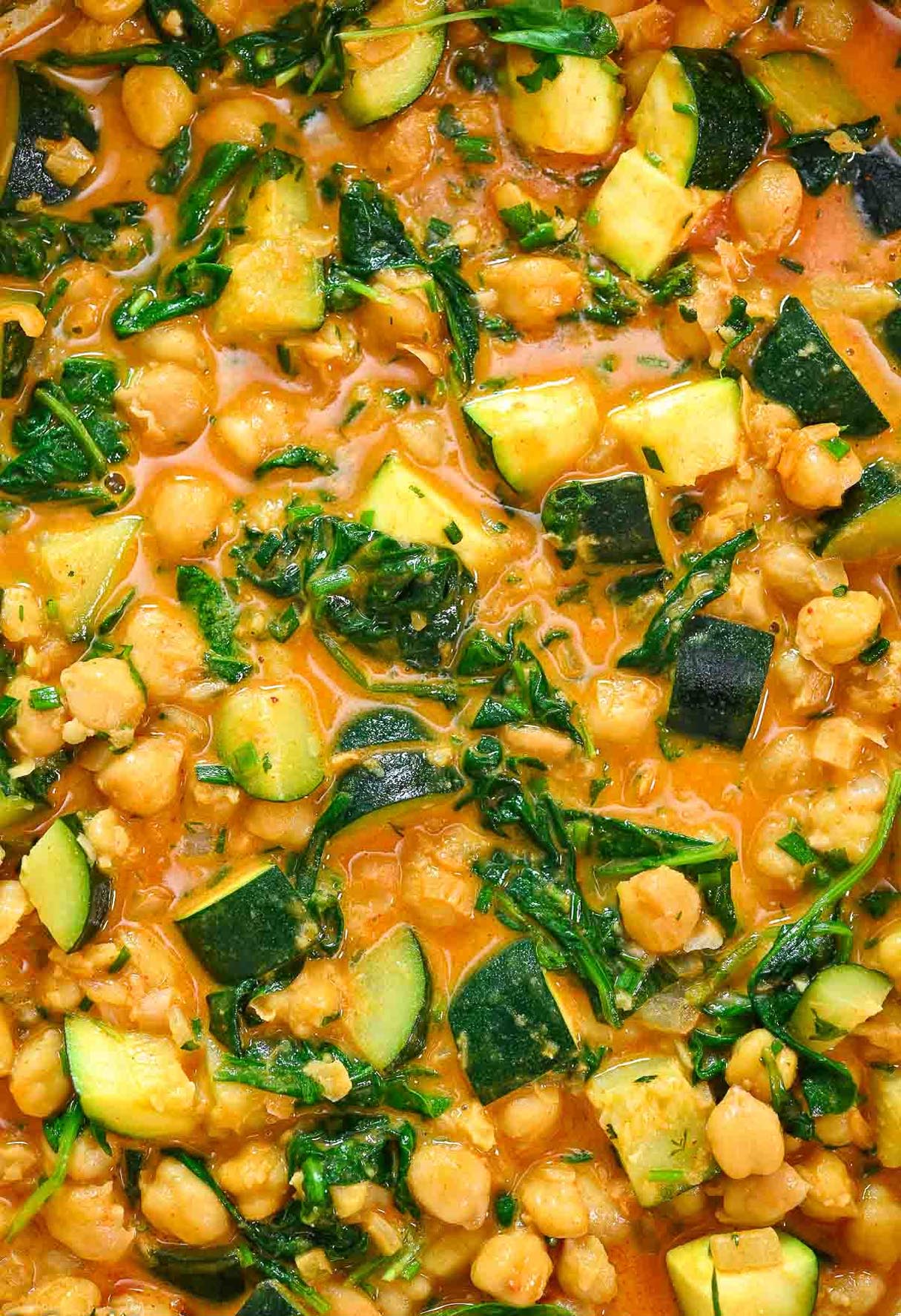 Zucchini, Chickpea, and Potato Curry