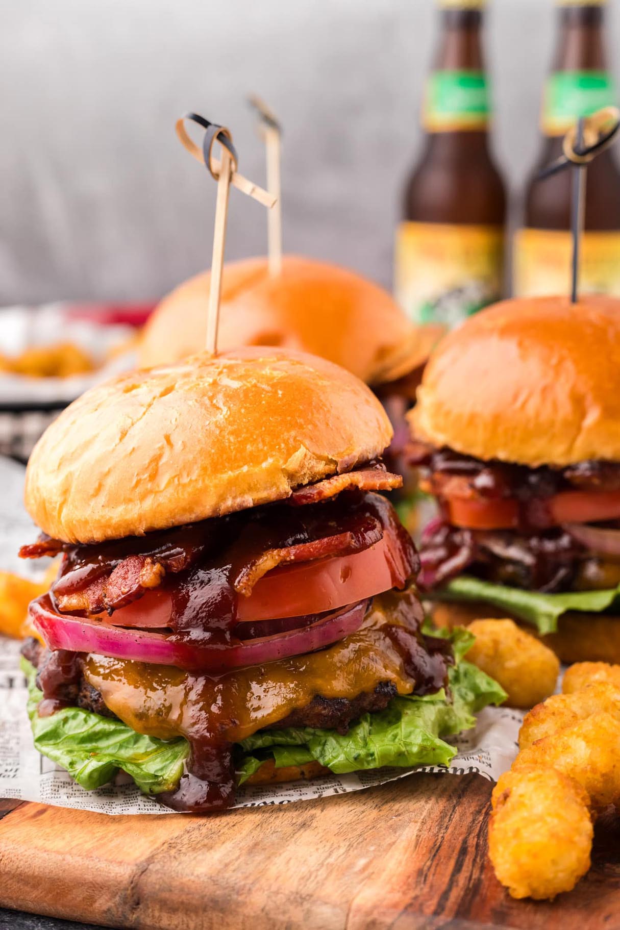 Barbecued Burgers