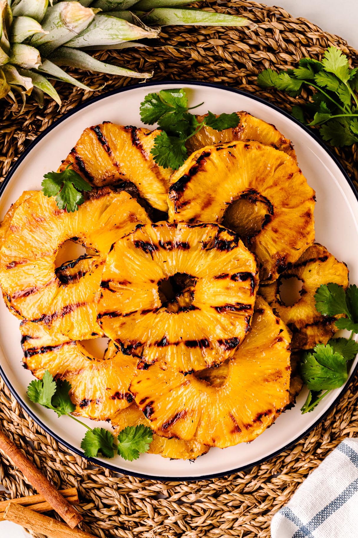 Brown Sugar Grilled Pineapple
