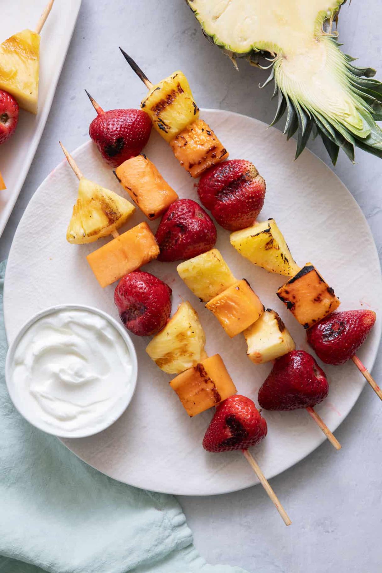 Grilled Fruit Skewers