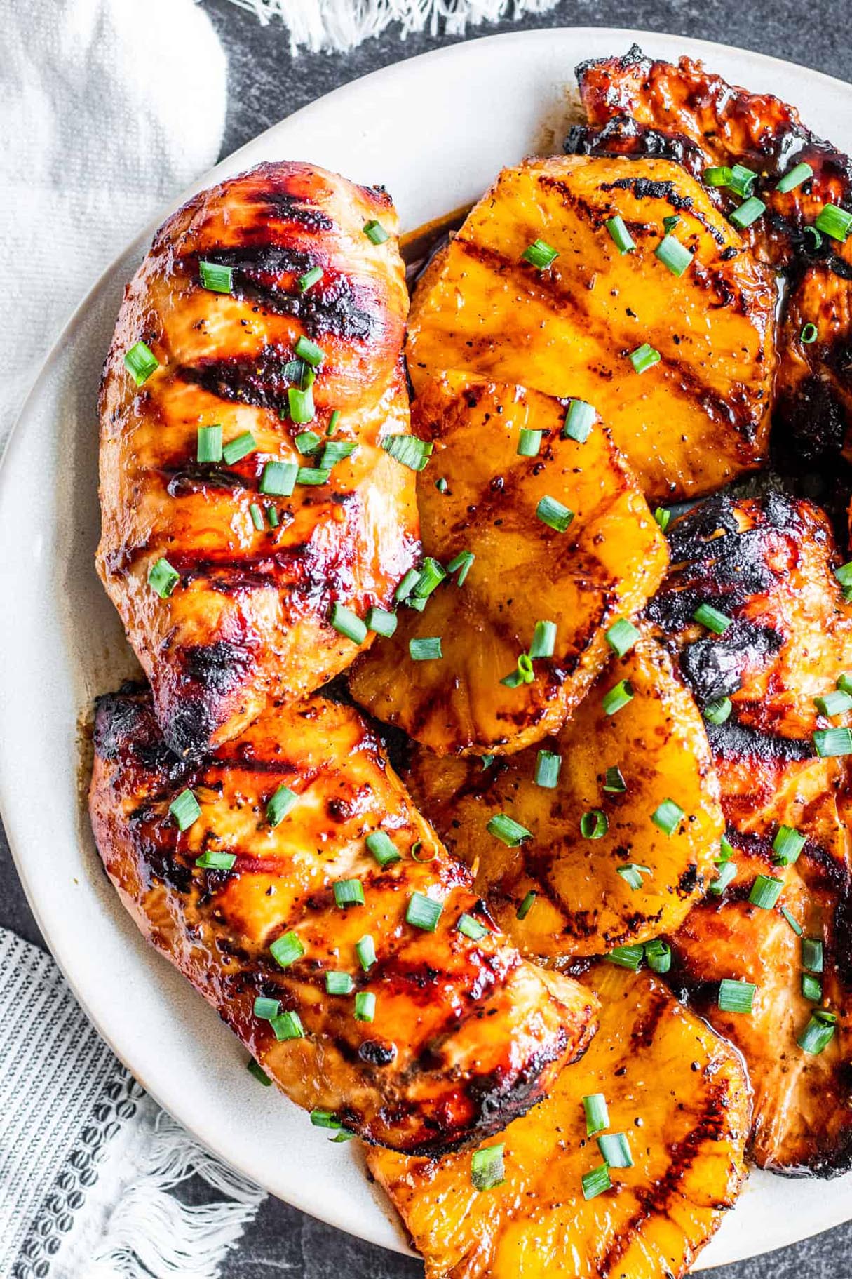 Grilled Pineapple Barbecue Chicken