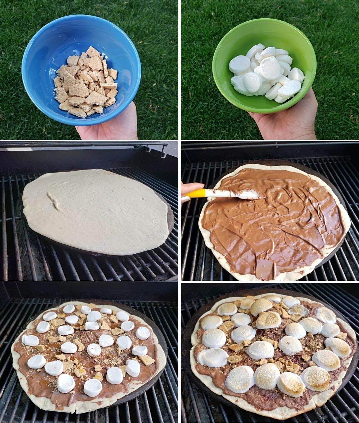 Grilled S’mores Pizza