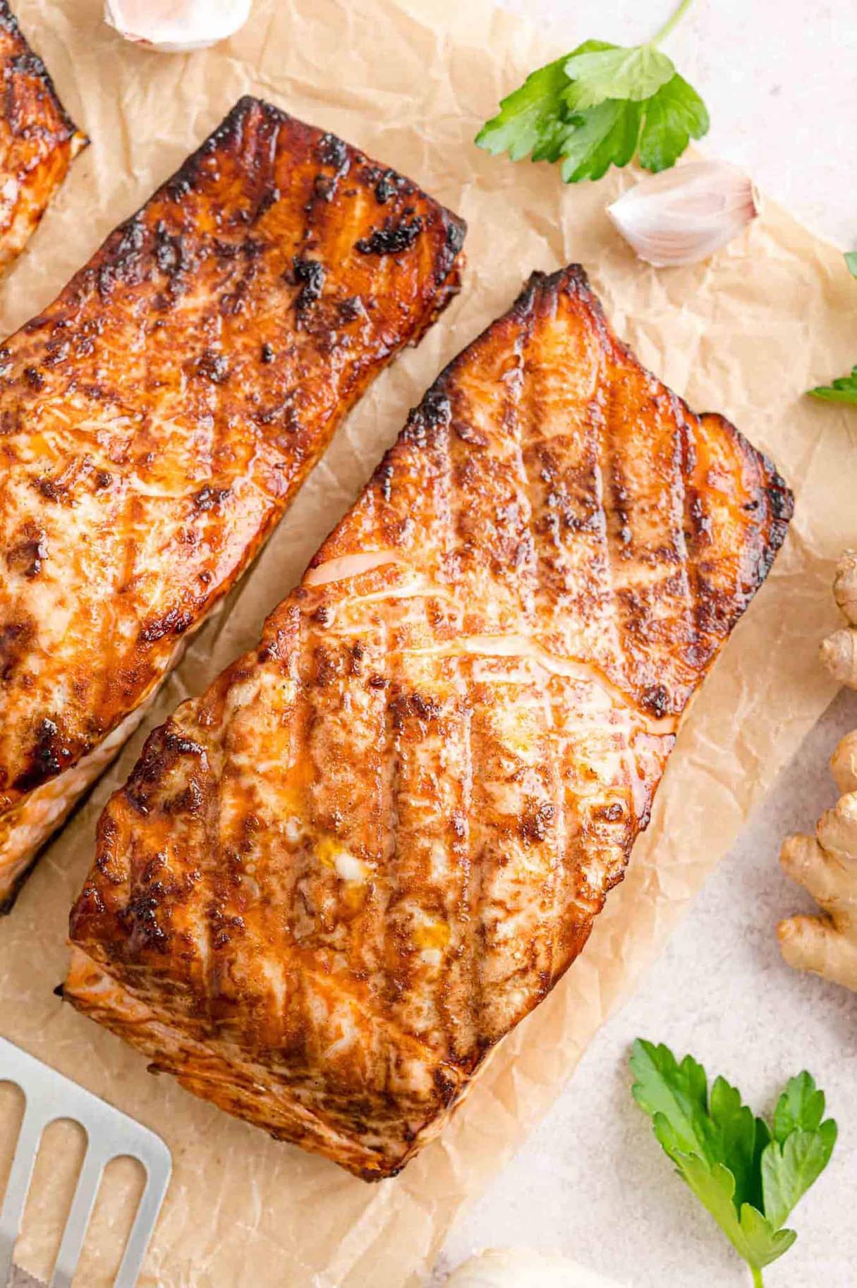 Marinated Grilled Salmon