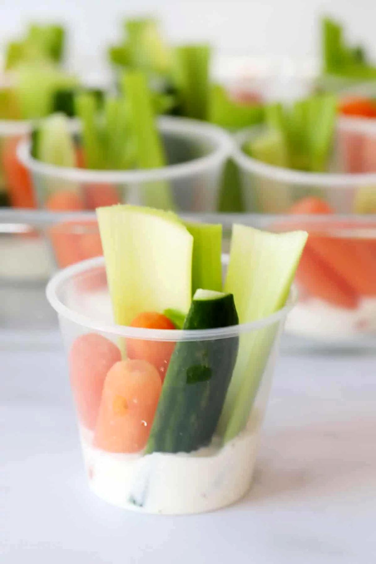 Mini Veggie Cups