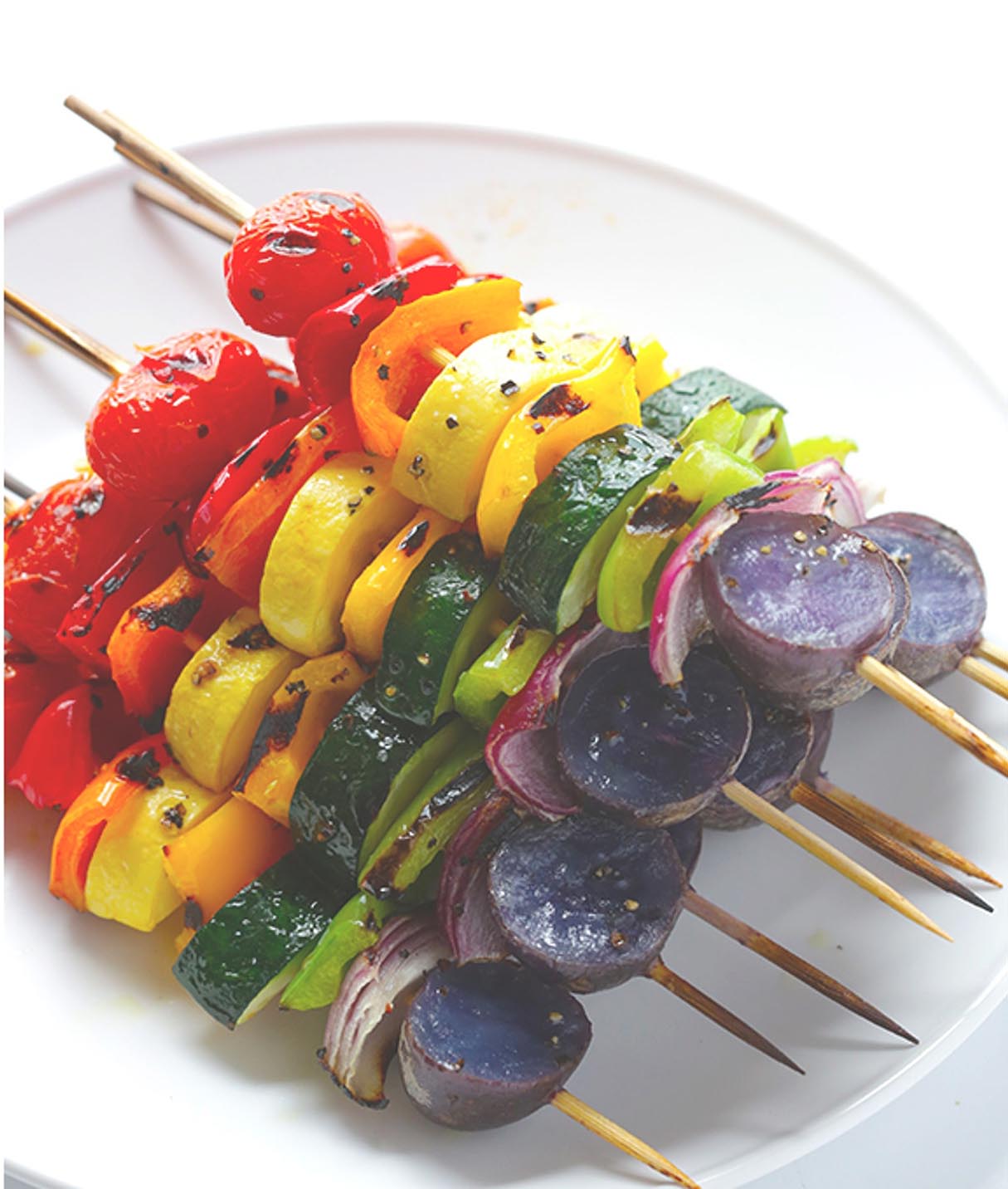 Rainbow Veggie Kabobs