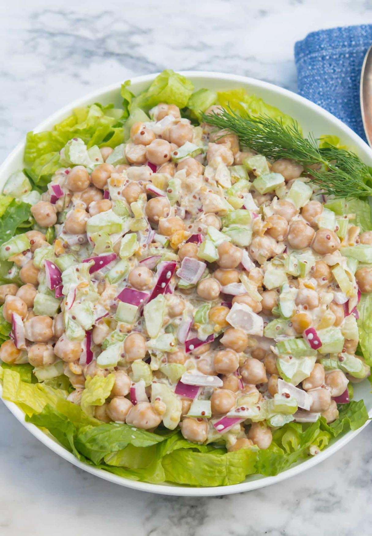 Vegan Chickpea Tuna Salad