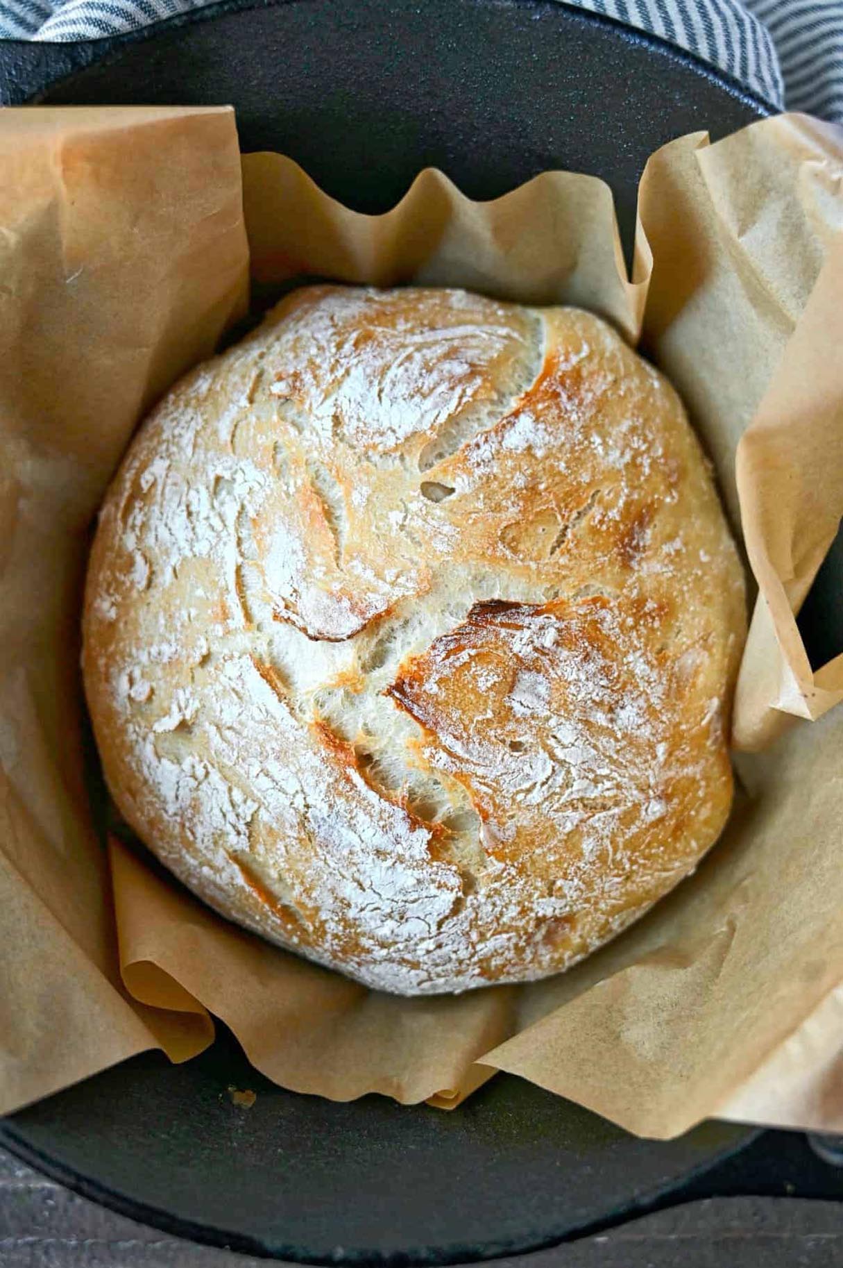 Artisan Bread Recipe {No Knead}