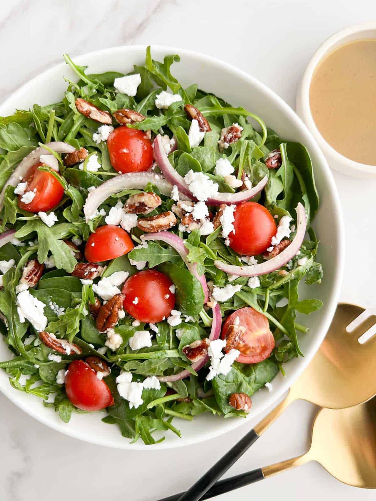 Avocado, Tomato and Arugula Salad with Cilantro Vinaigrette