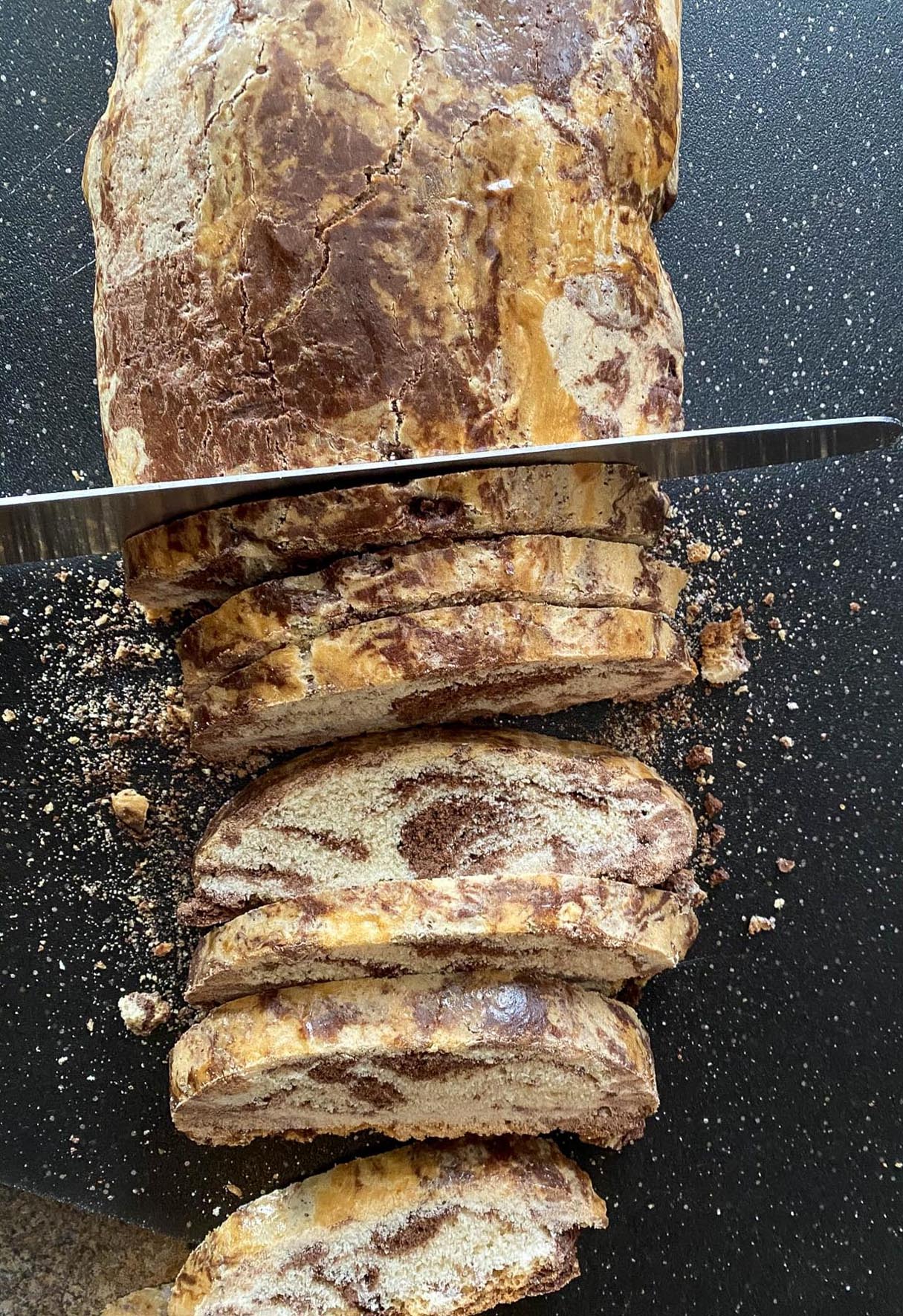 Chocolate Marble Biscotti