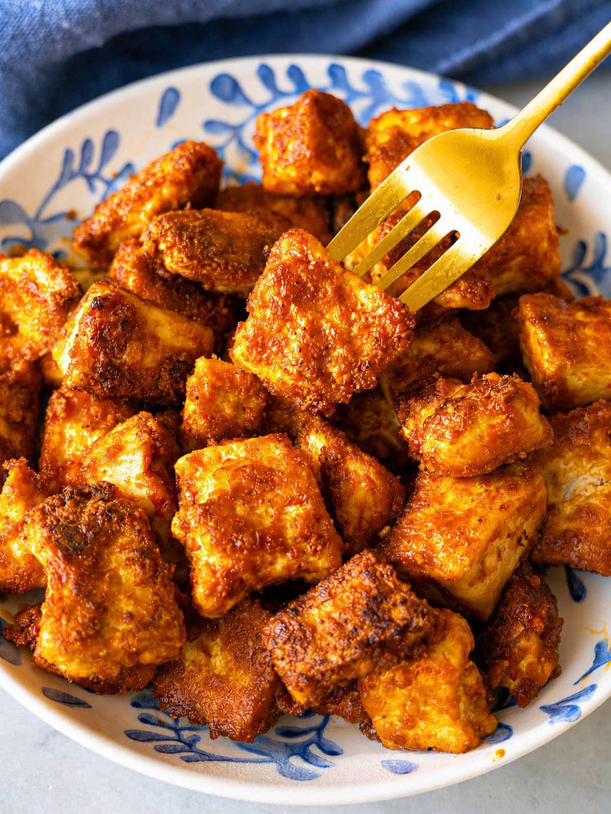 Crispy Pan Fried Tofu Recipe
