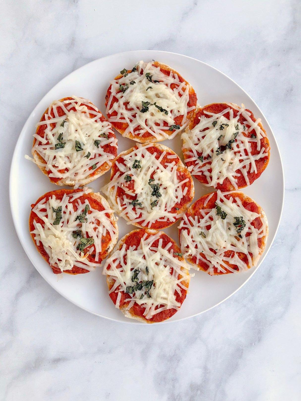 Easy Gluten-Free + Vegan Pizza Bagels (Allergy-Free)