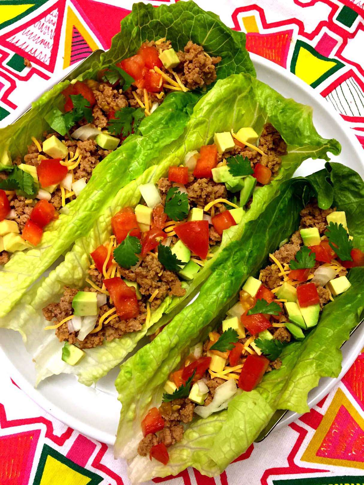 Easy Low Carb Keto Lettuce Wrap Tacos