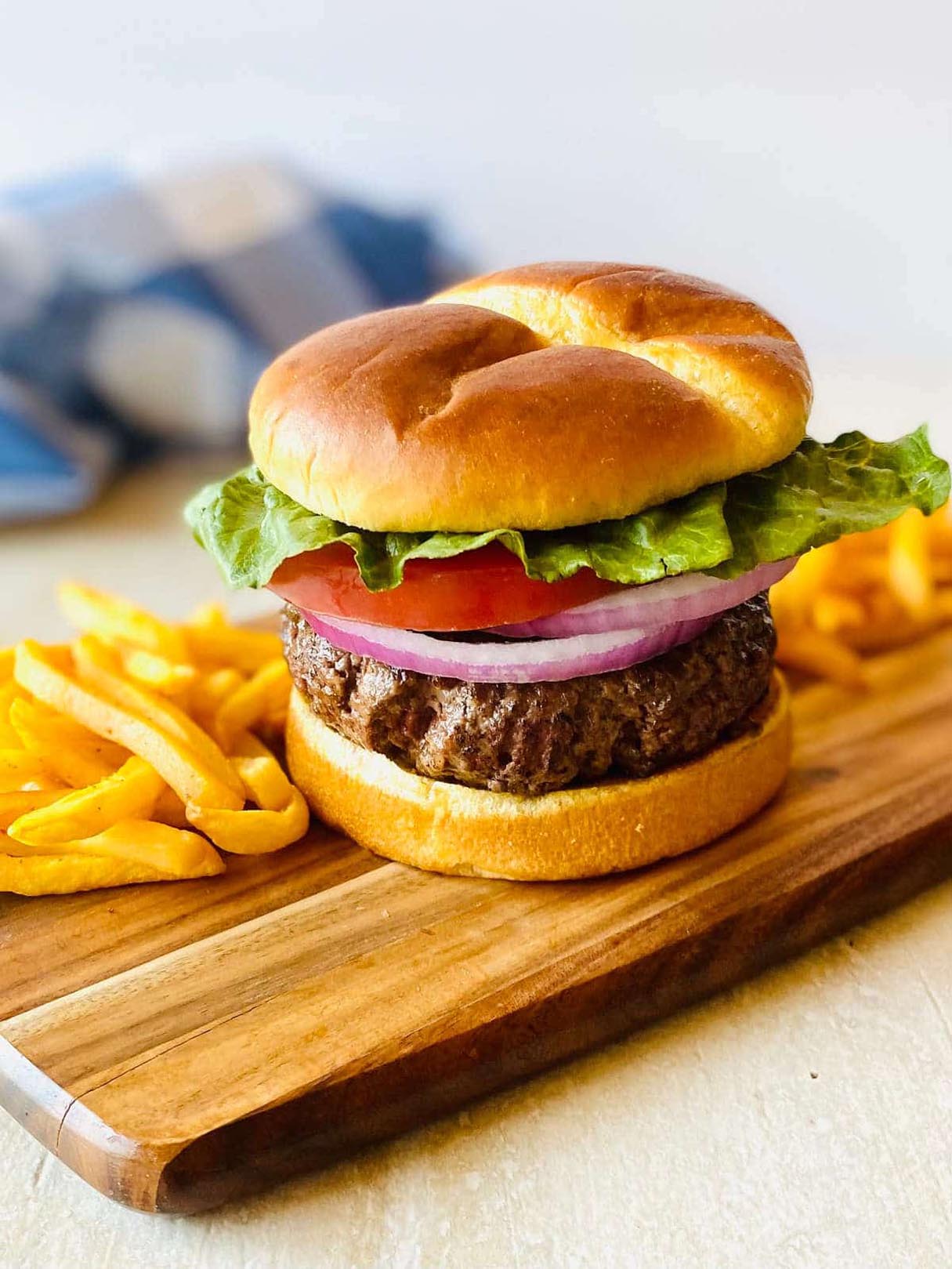 Frozen Burgers in Air Fryer