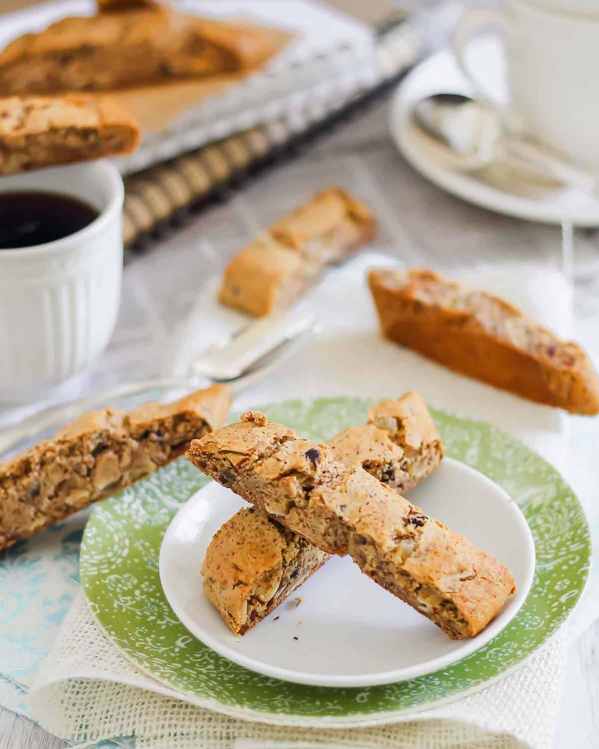 Ginger Almond Biscotti