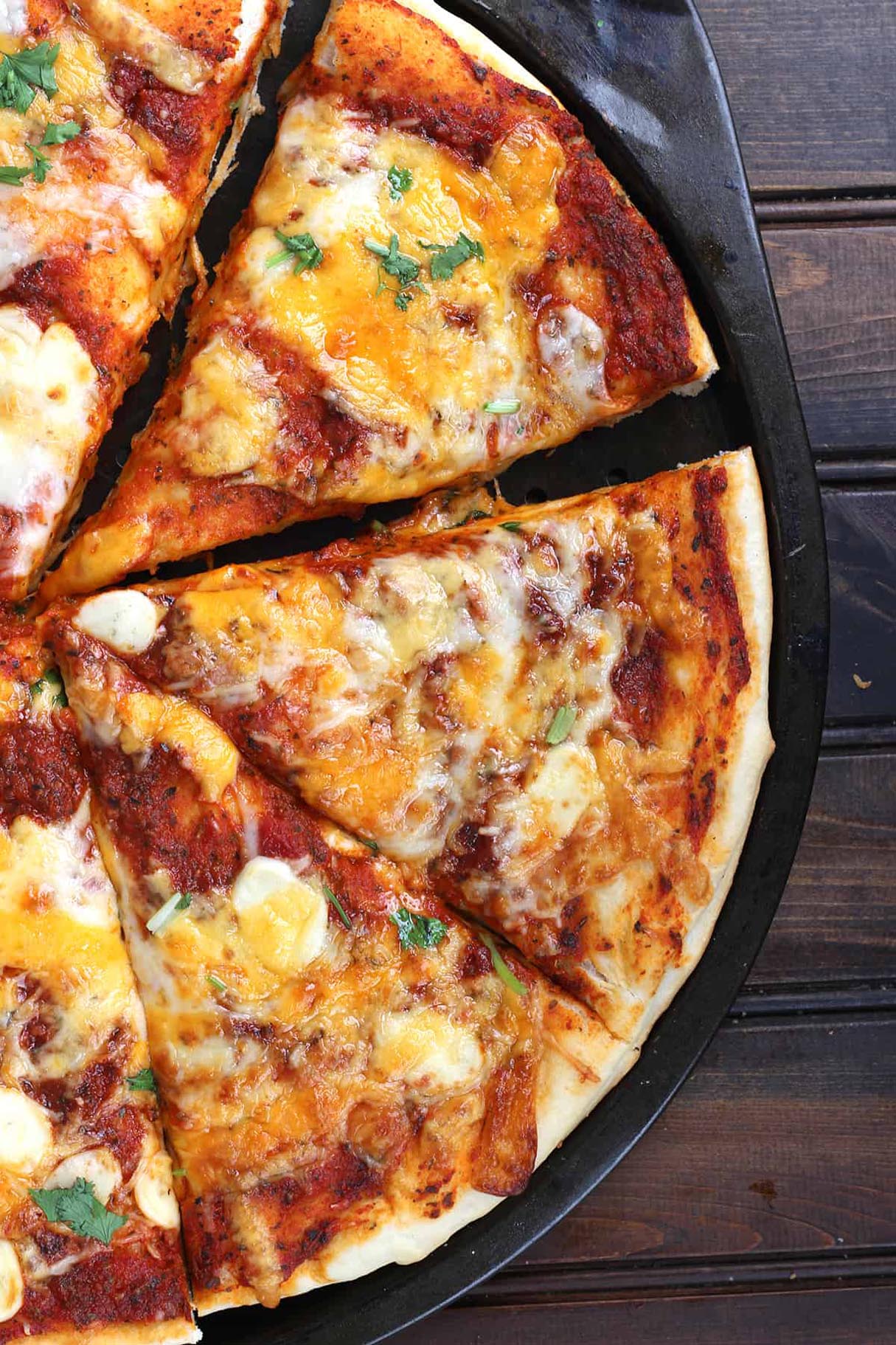 Homemade Cheese Pizza Recipe (5 Cheese Pizza)