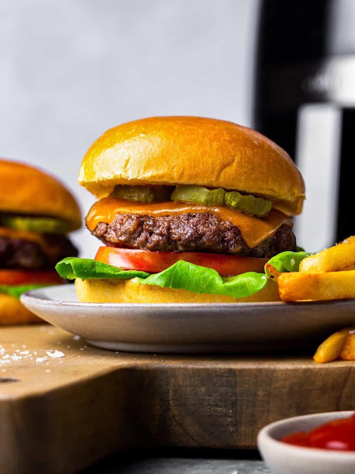 How to Air Fry Hamburgers (use Ground Beef with a few Spices and Seasonings)
