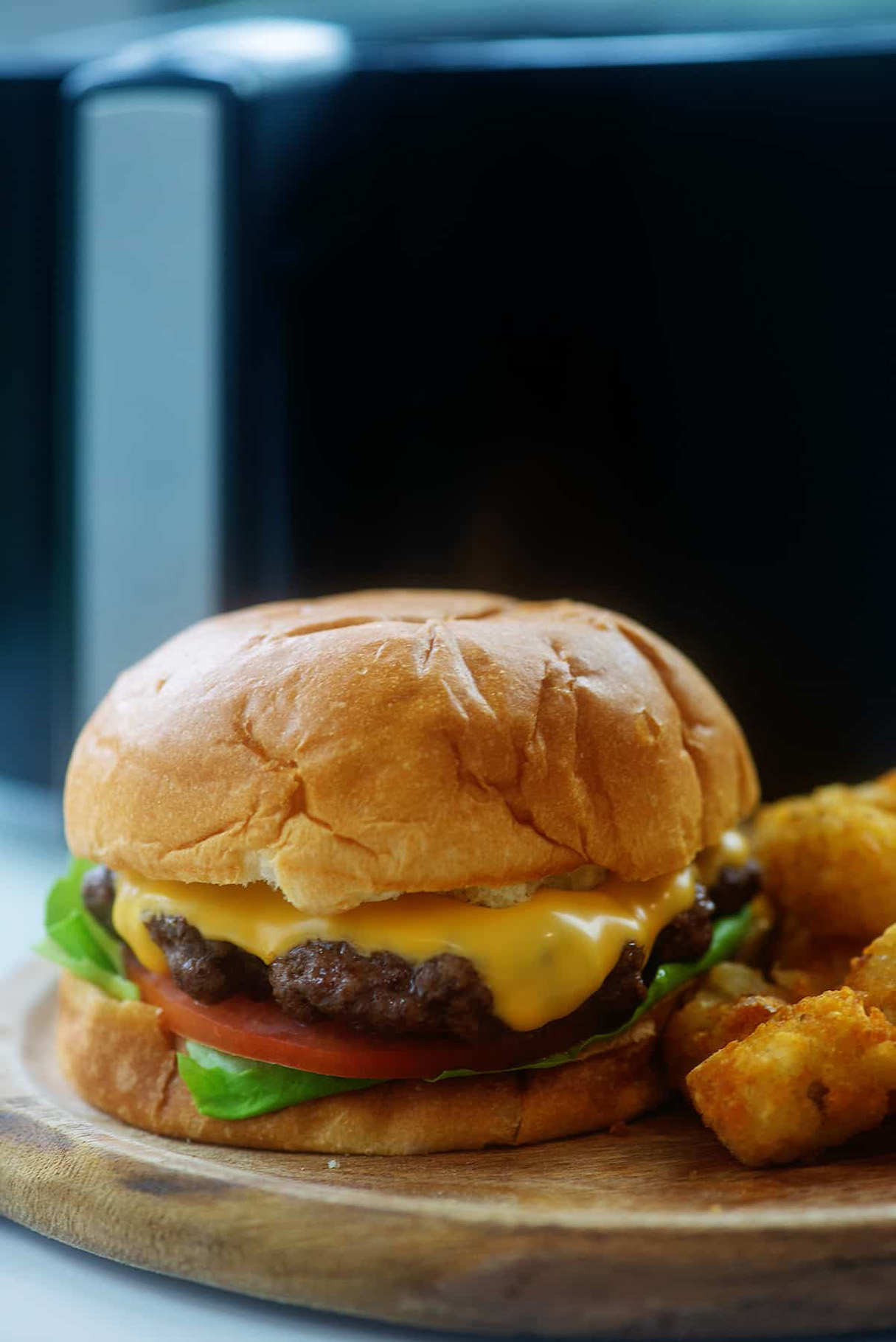 Juicy Seasoned Air Fryer Hamburgers