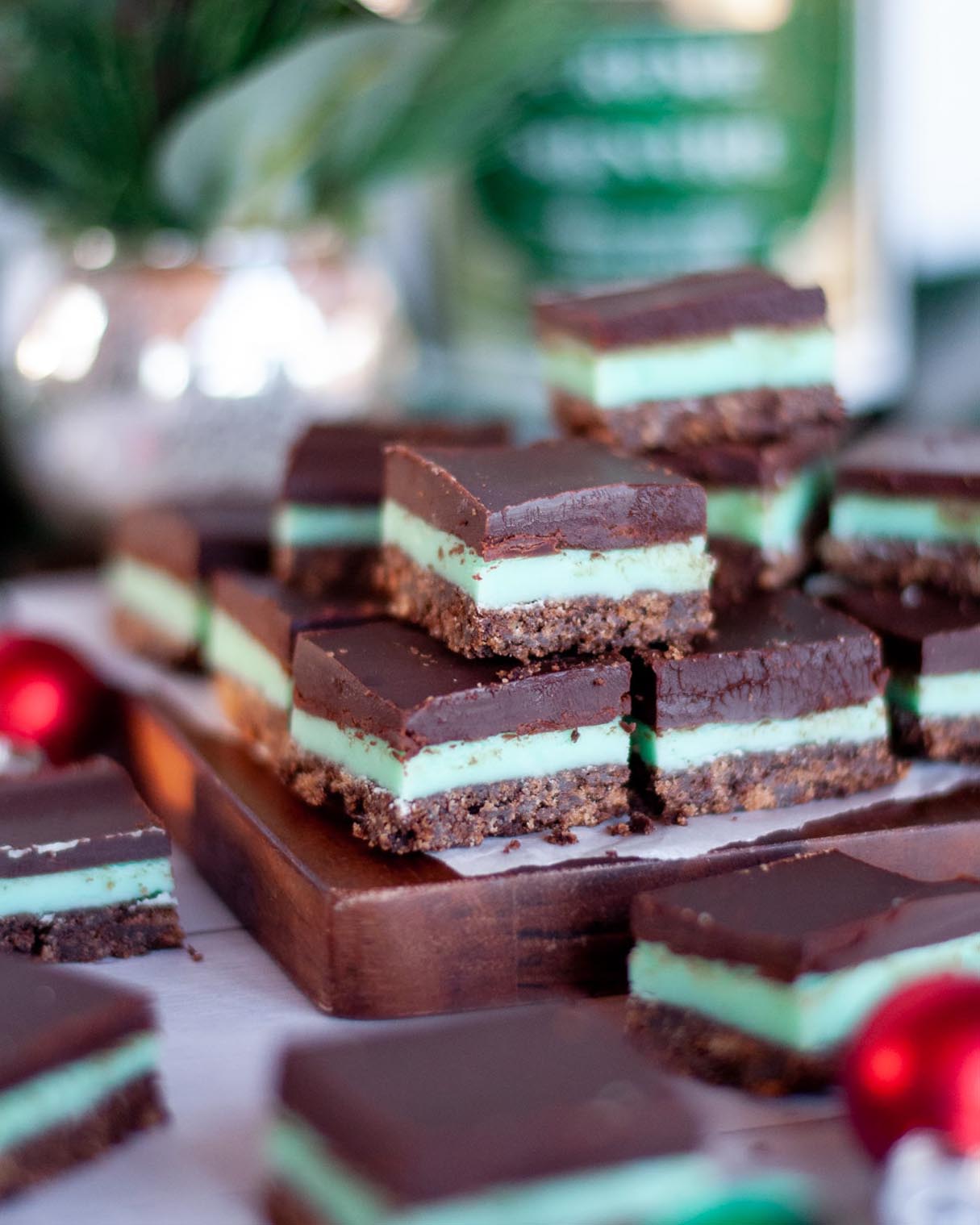 Layered Chocolate Mint Bars