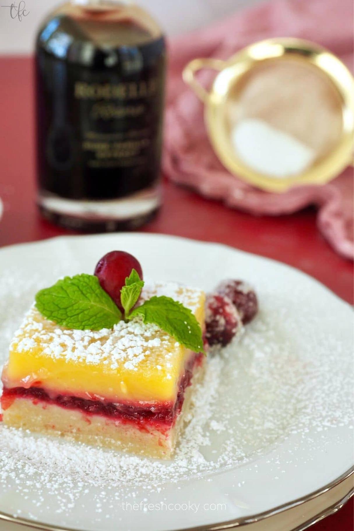 Lemon Cranberry Bars