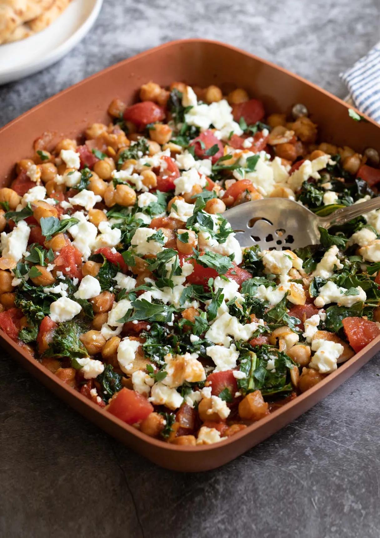 Mediterranean Chickpea Skillet