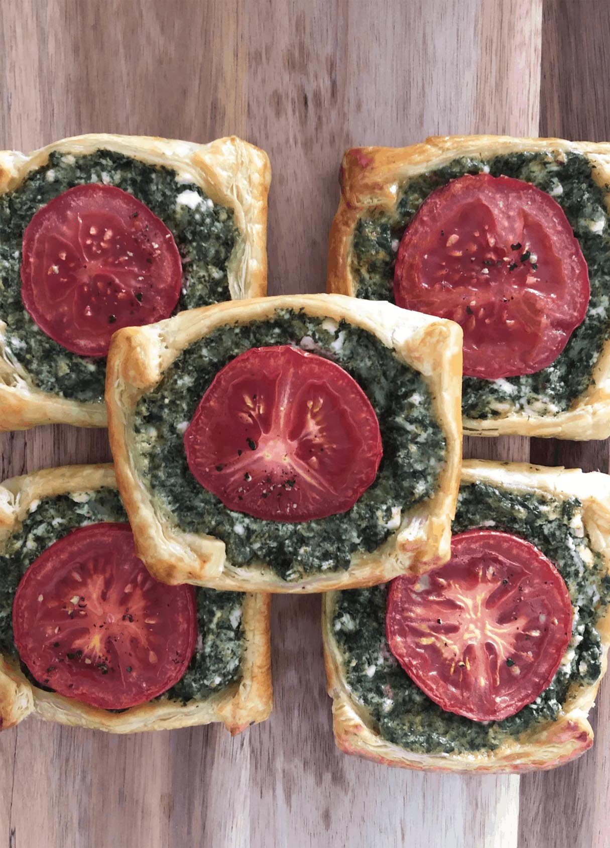 Spinach and Feta Galettes