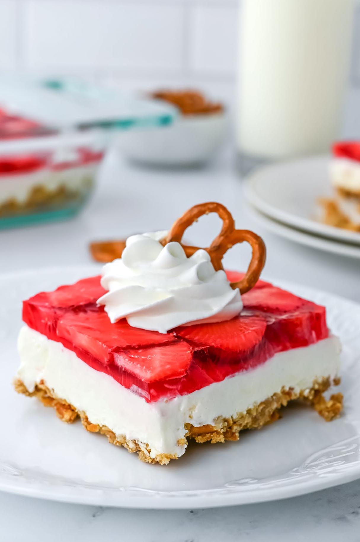 Strawberry Pretzel Salad Dessert