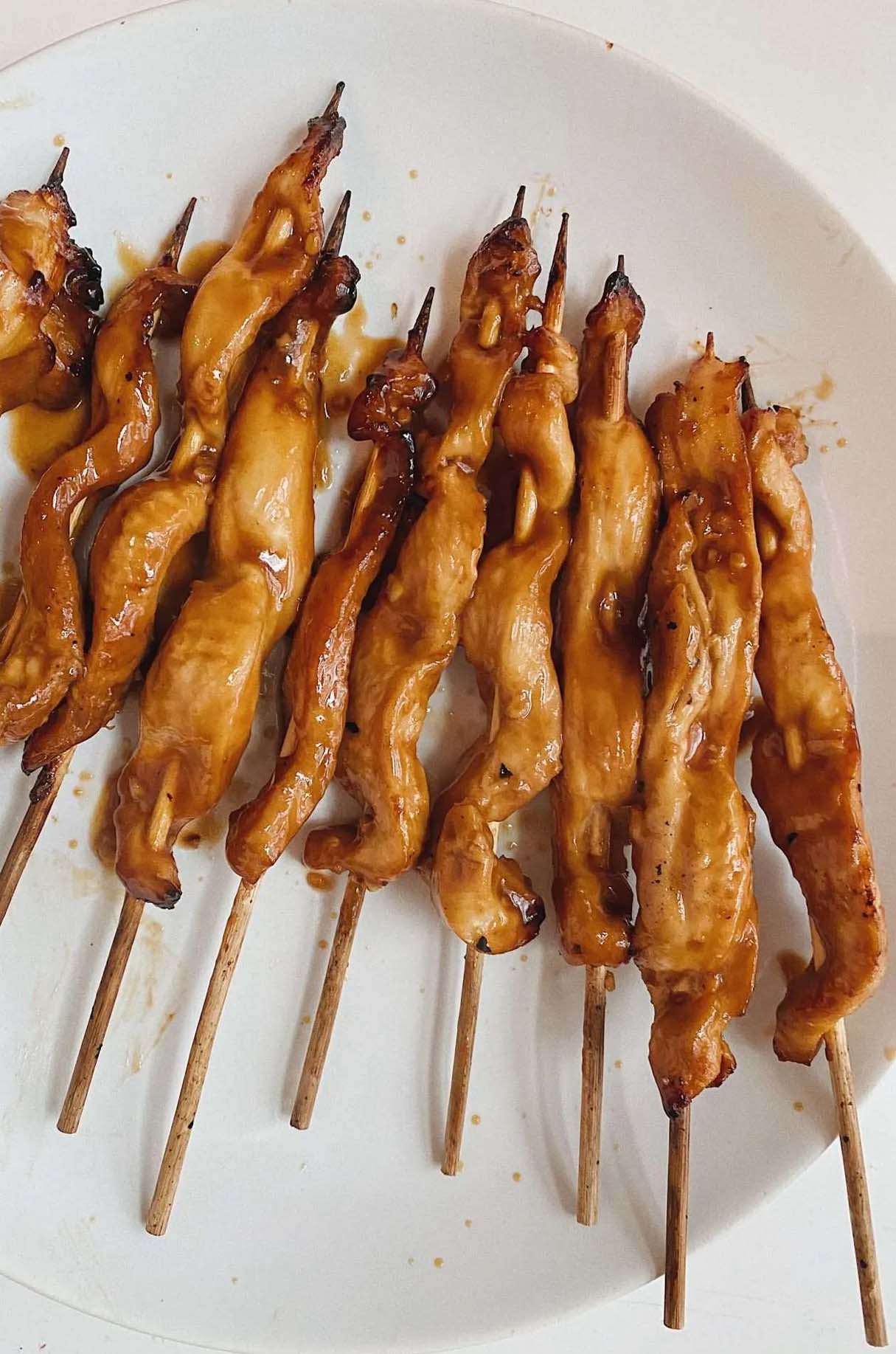 Teriyaki Chicken on a Stick