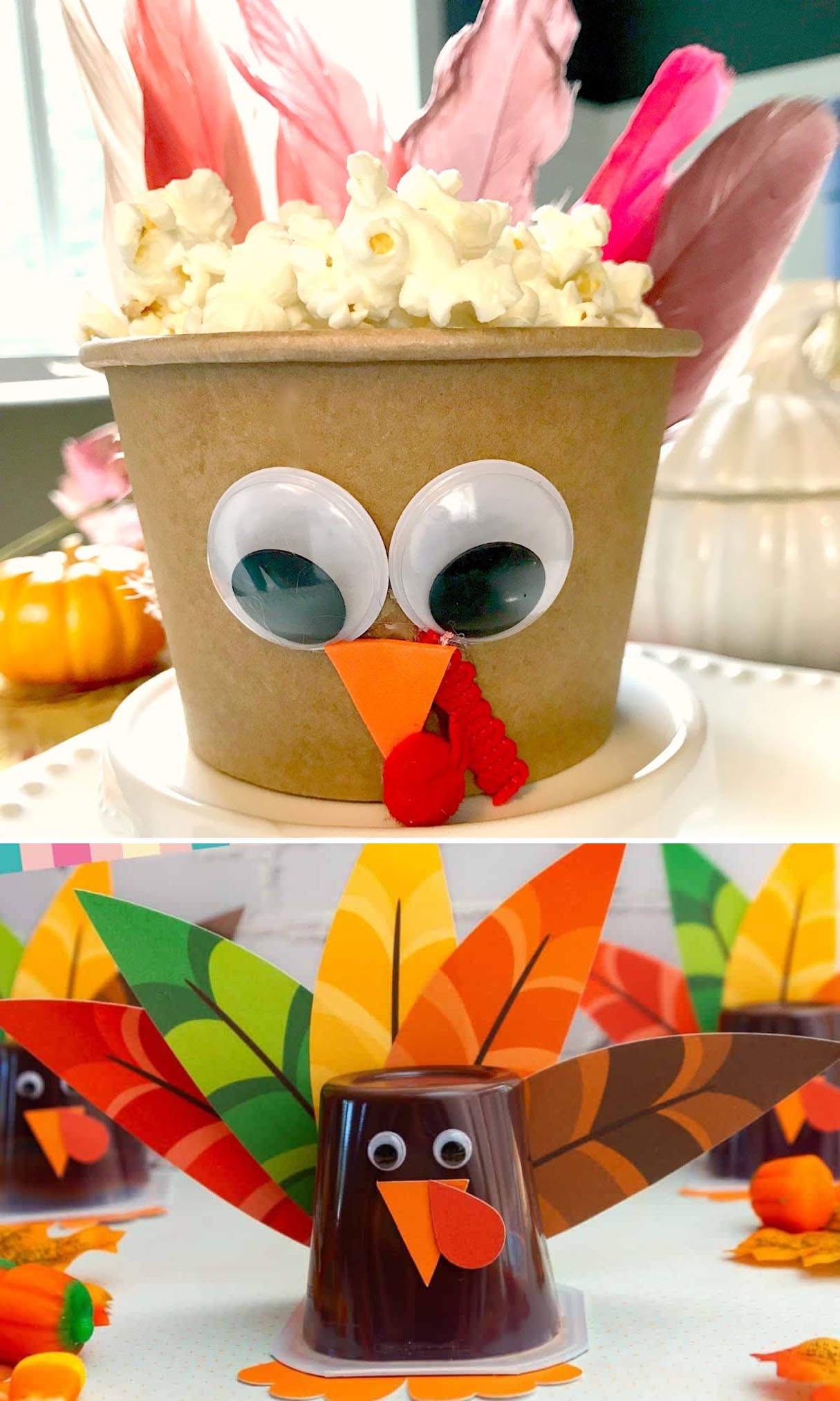 Thanksgiving Kids Craft - Turkey Treat Buckets