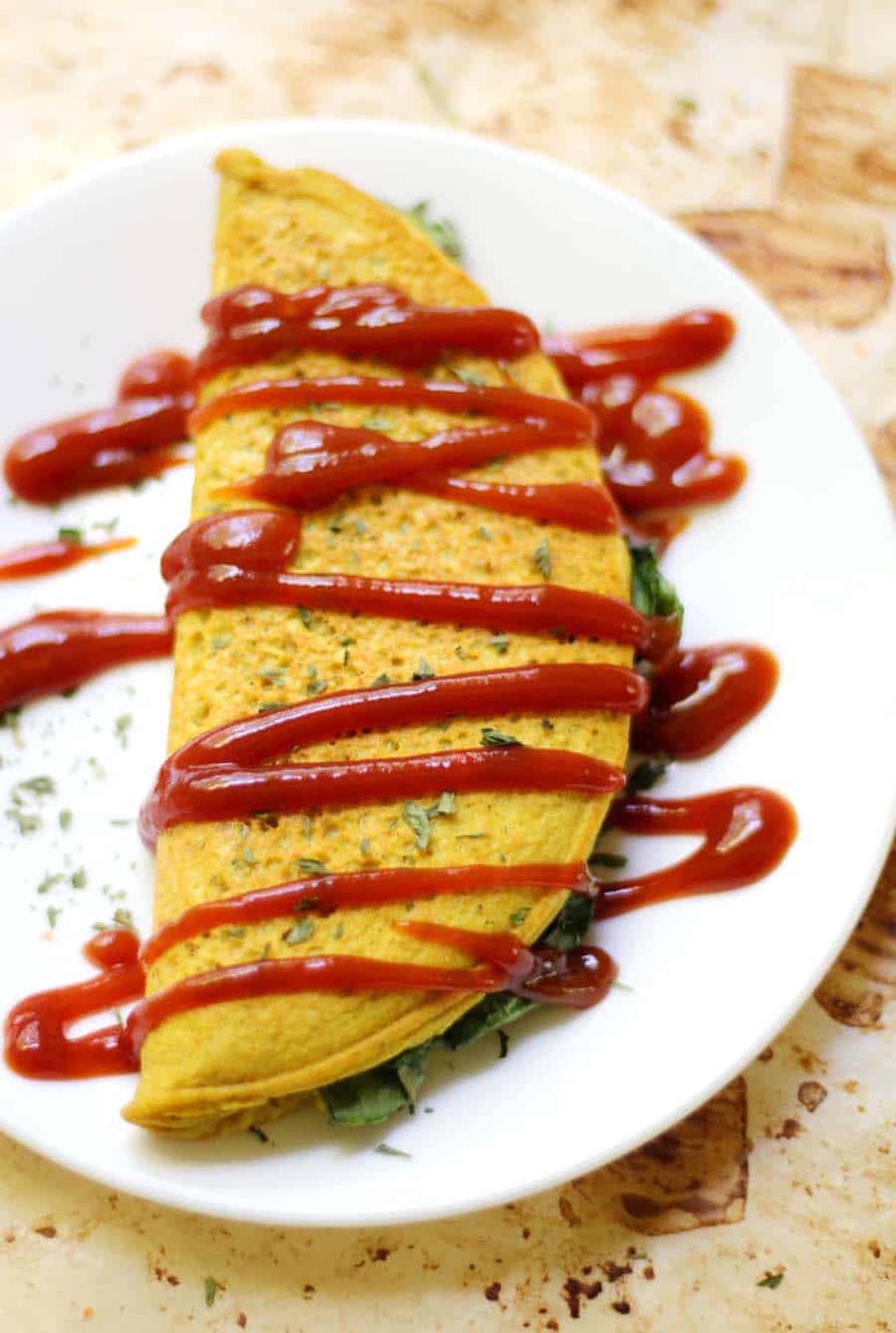 Vegan Chickpea Flour Omelette