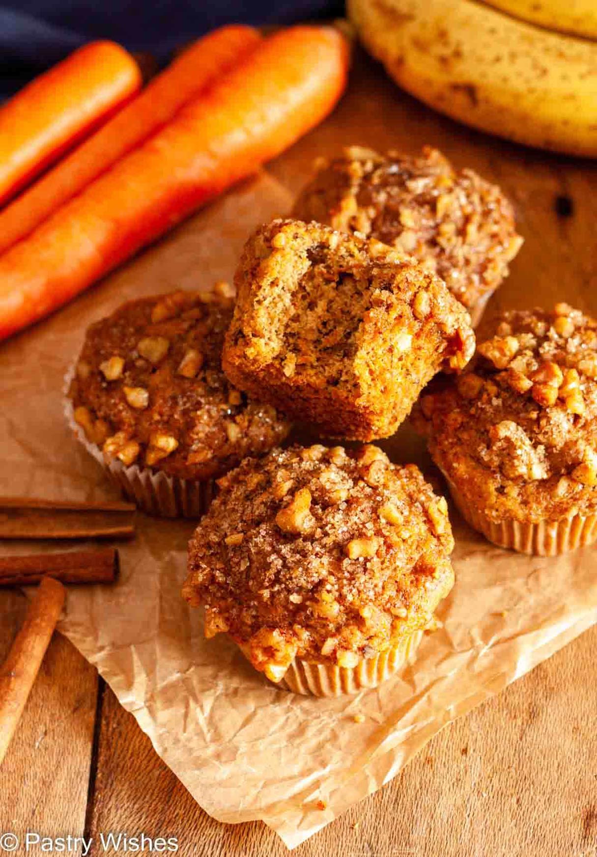 Banana Carrot Muffins