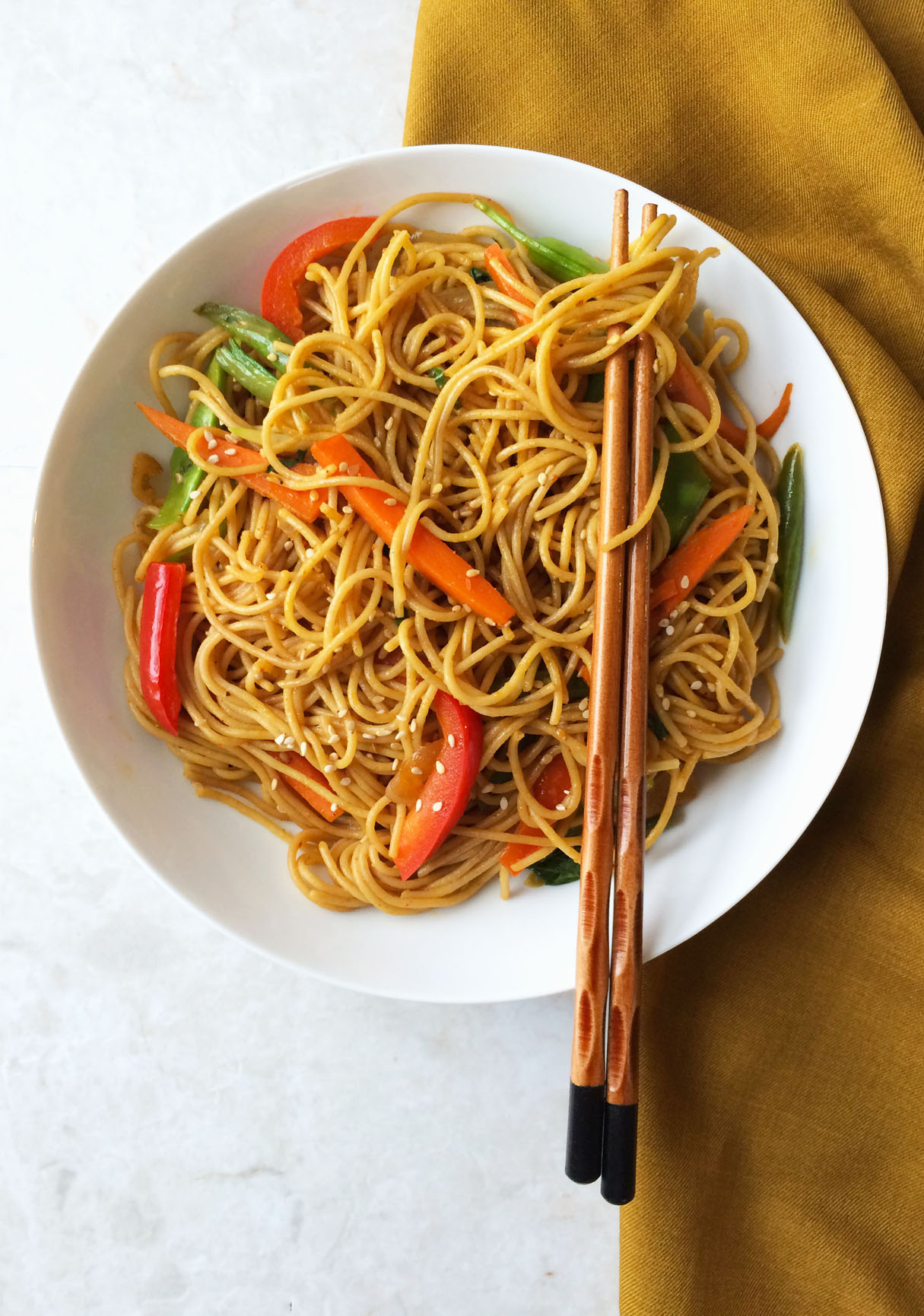 Chili Garlic Chinese Noodles