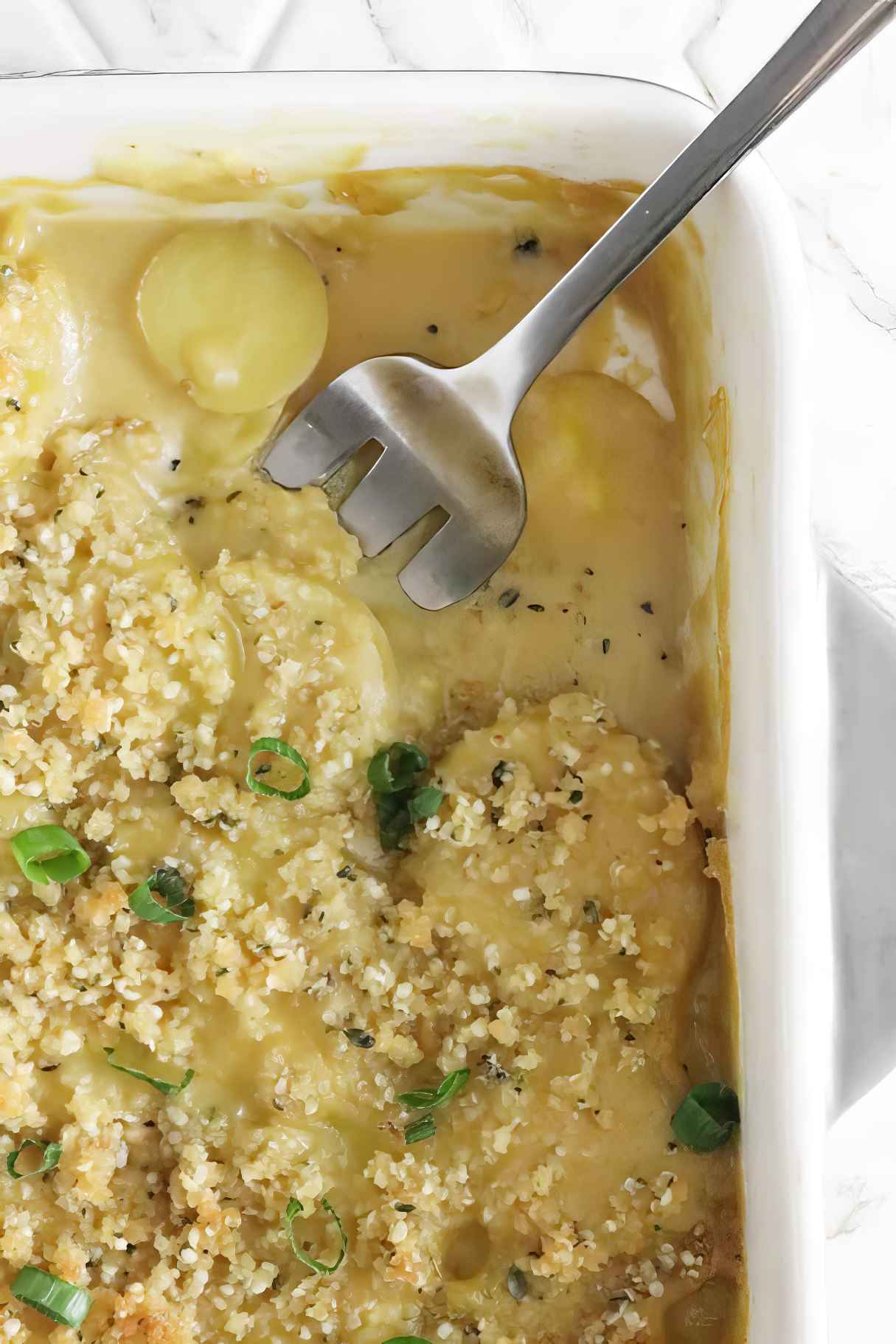 Creamy Vegan Scalloped Potato Casserole