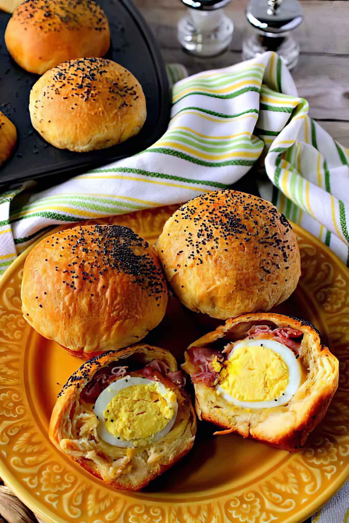 Egg Stuffed Biscuits