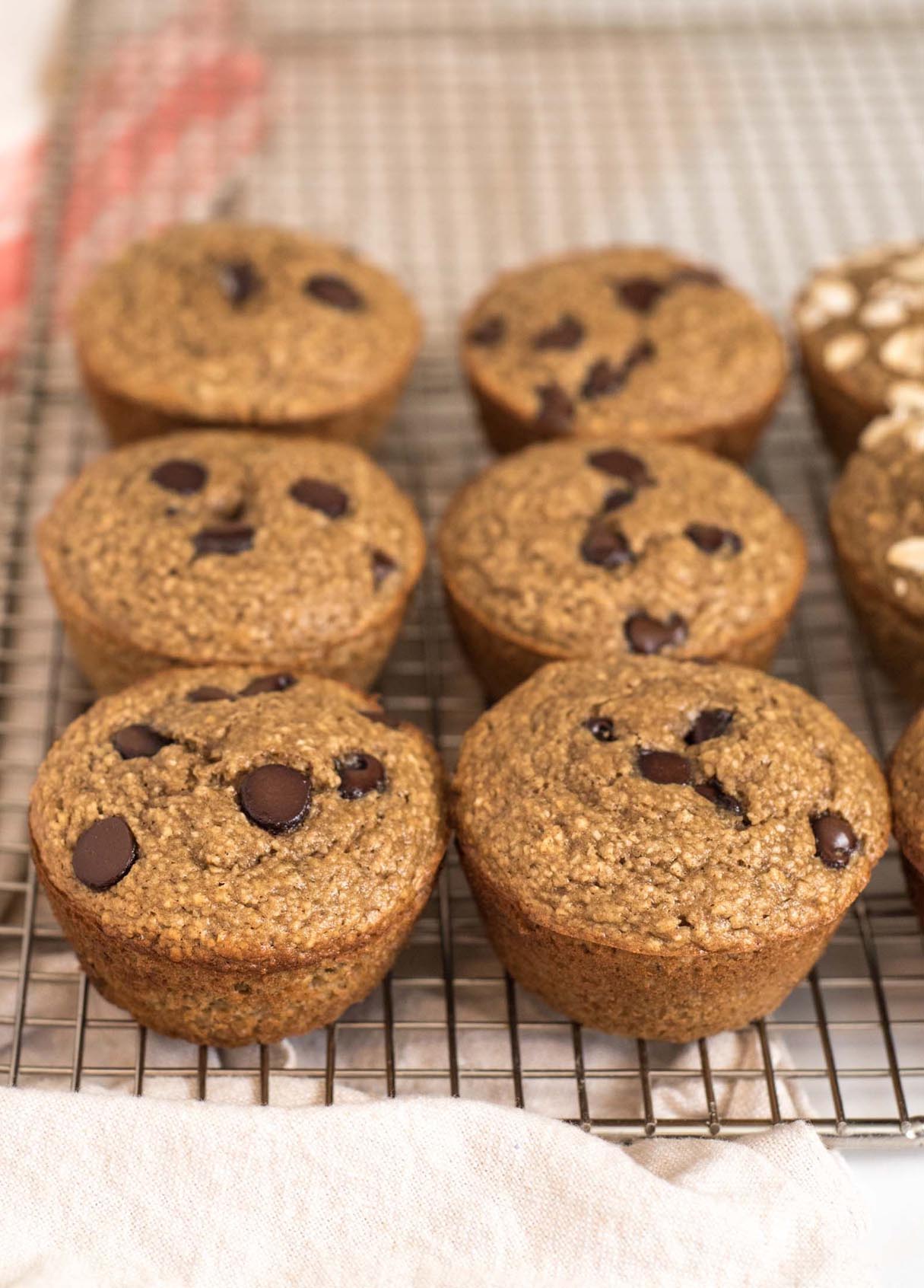 Grain Free Peanut Butter Banana Blender Muffins