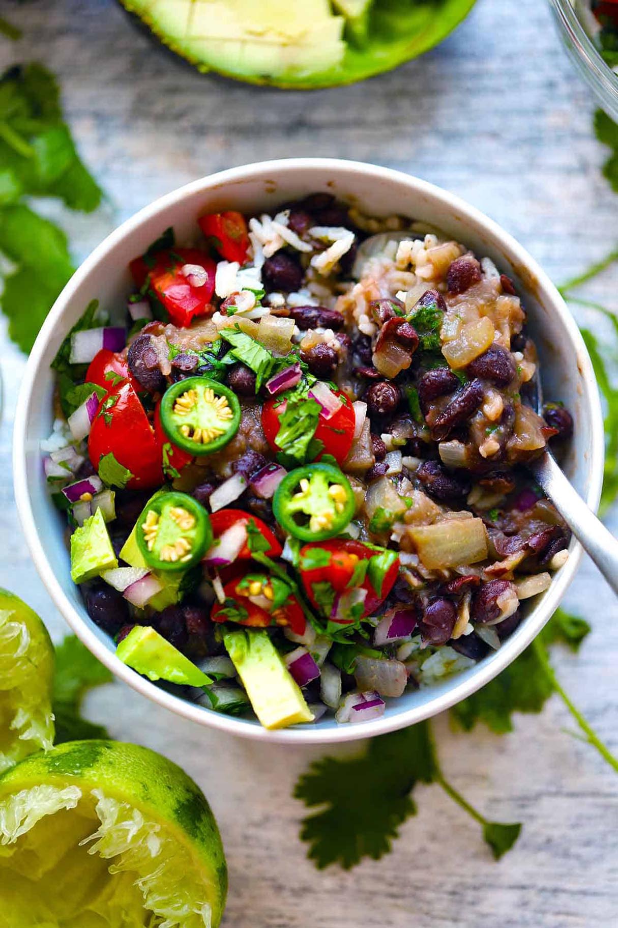 Quick and Easy Black Beans and Rice