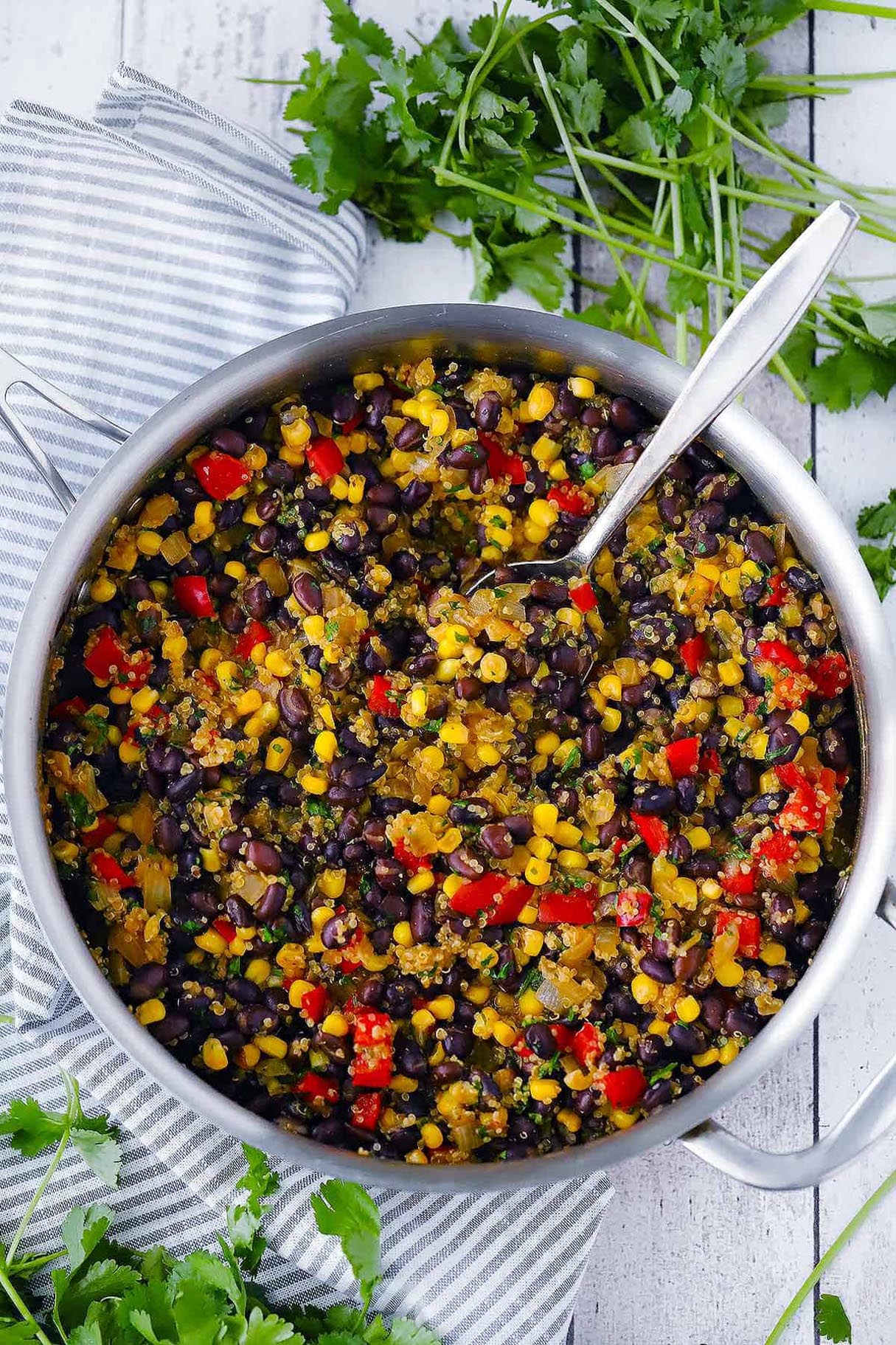 Spicy Quinoa and Black Beans
