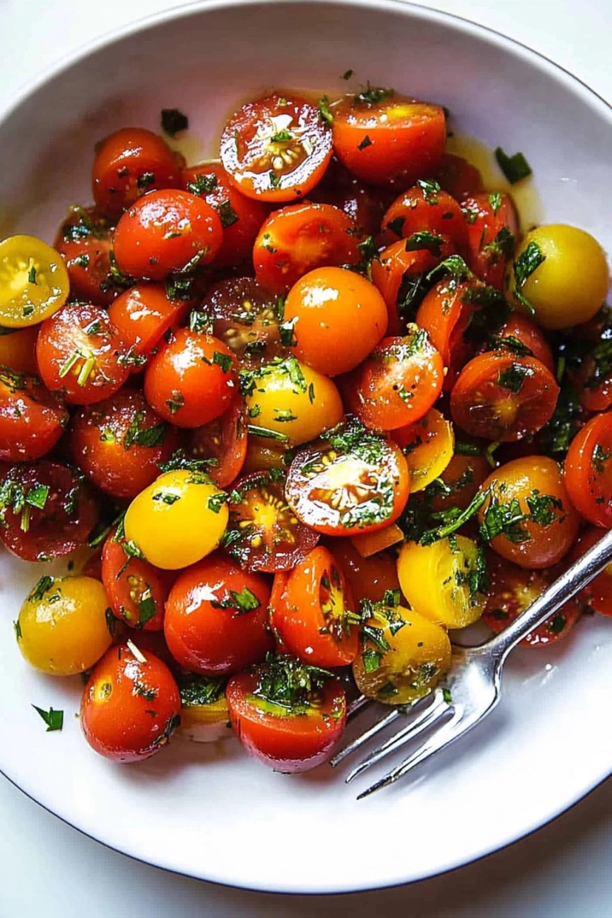 Tomato Balsamic Mint Salad {Whole30, Paleo, Vegan}