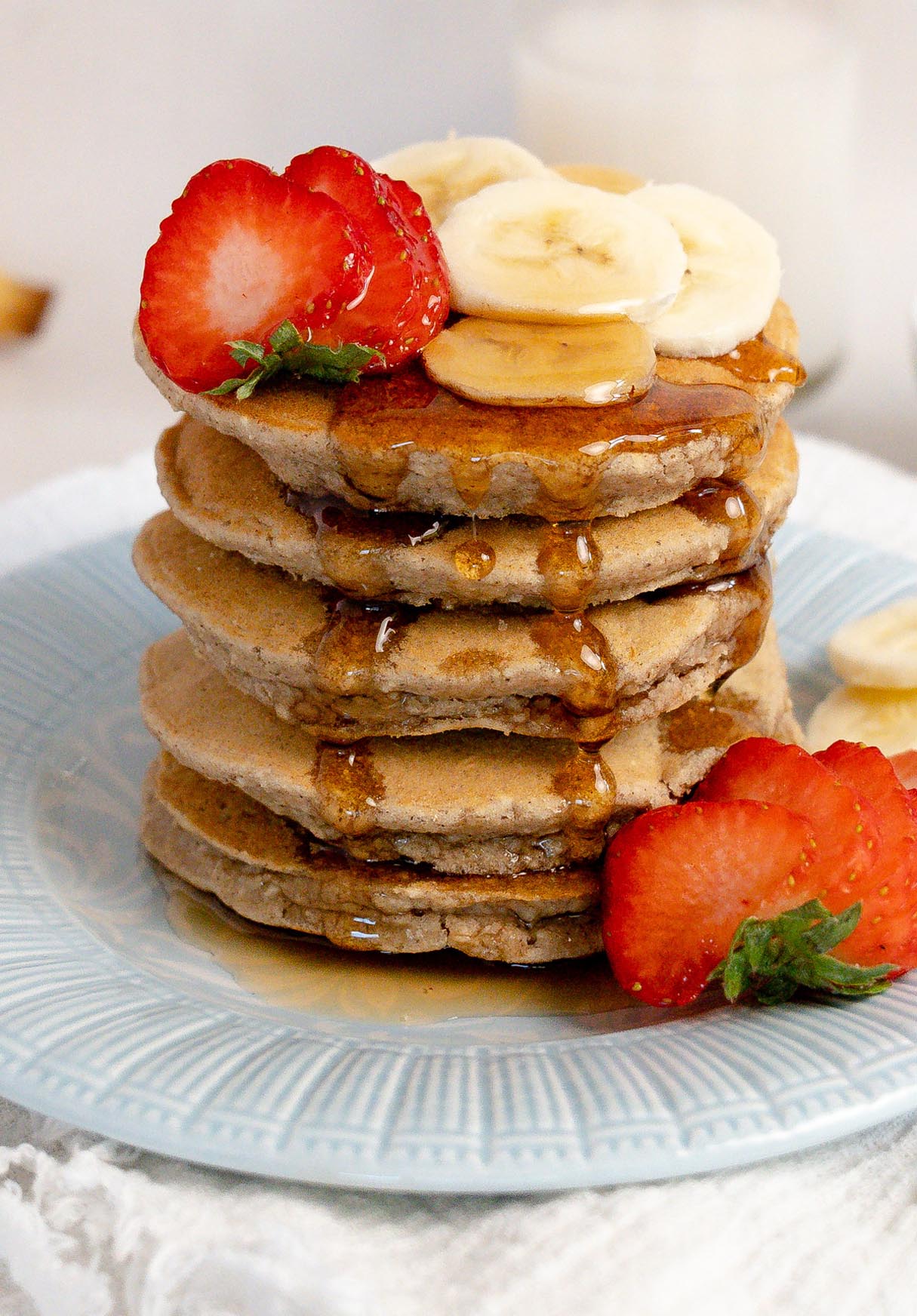 Vegan Banana Oat Pancakes