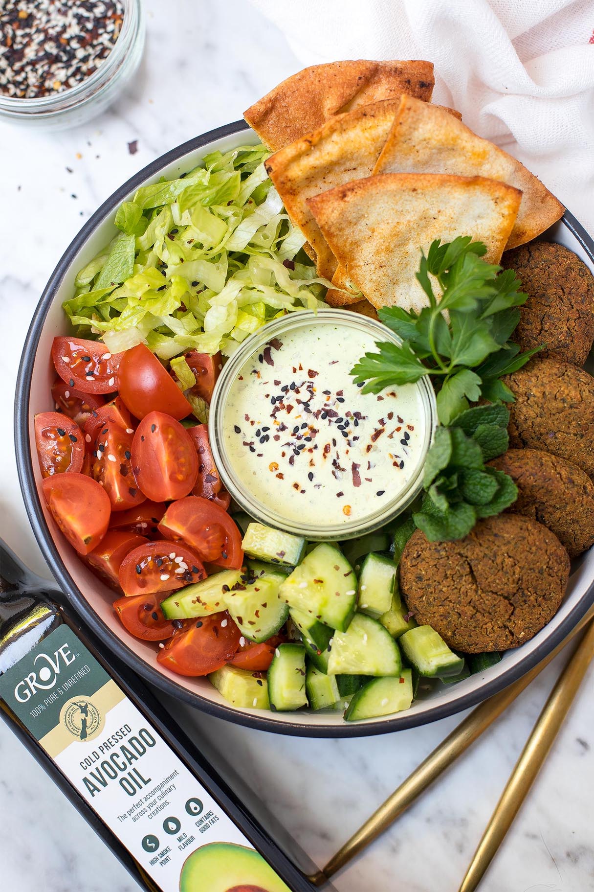 Vegan Falafel Bowls