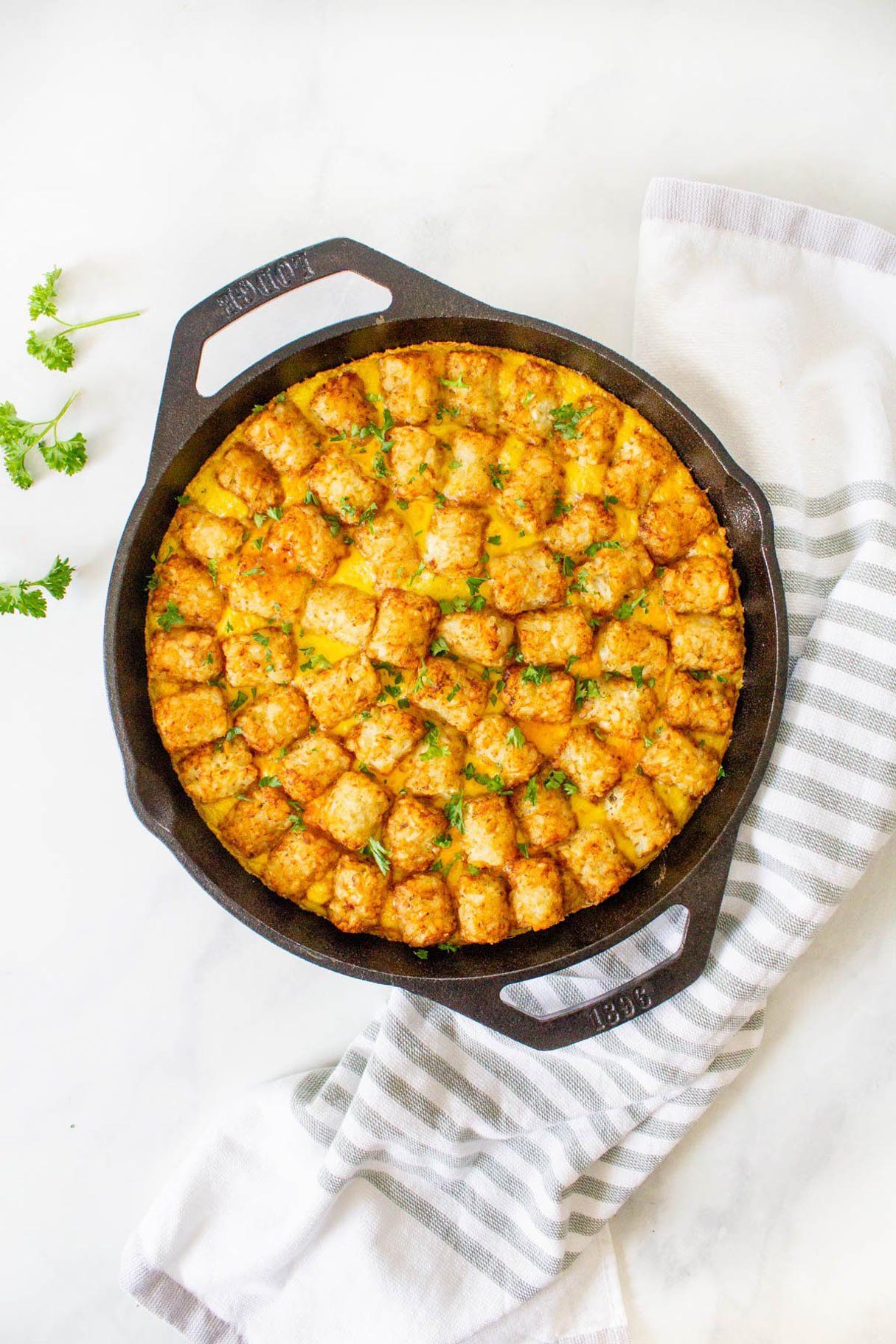 Vegan Tater Tot Casserole